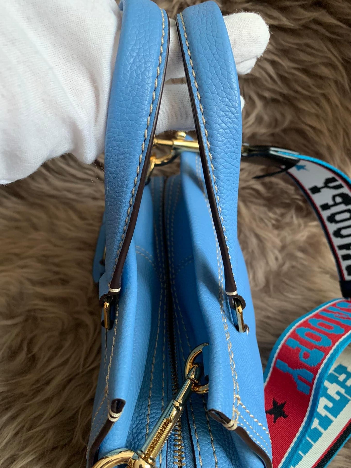 Marc Jacobs Mini Cruiser Satchel Bag in Coastal Blue