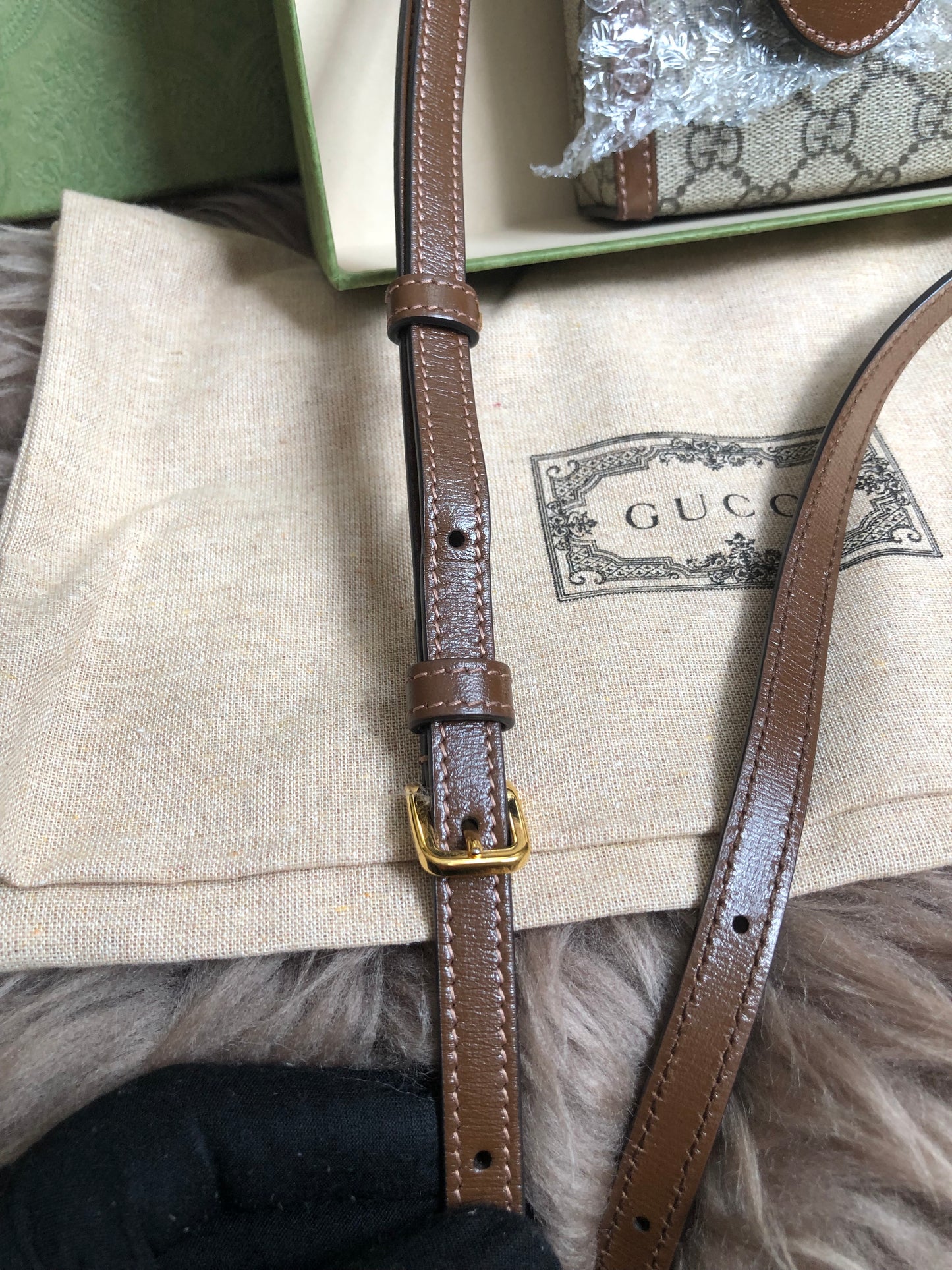 Preloved Gucci Horsebit 1955 mini bag