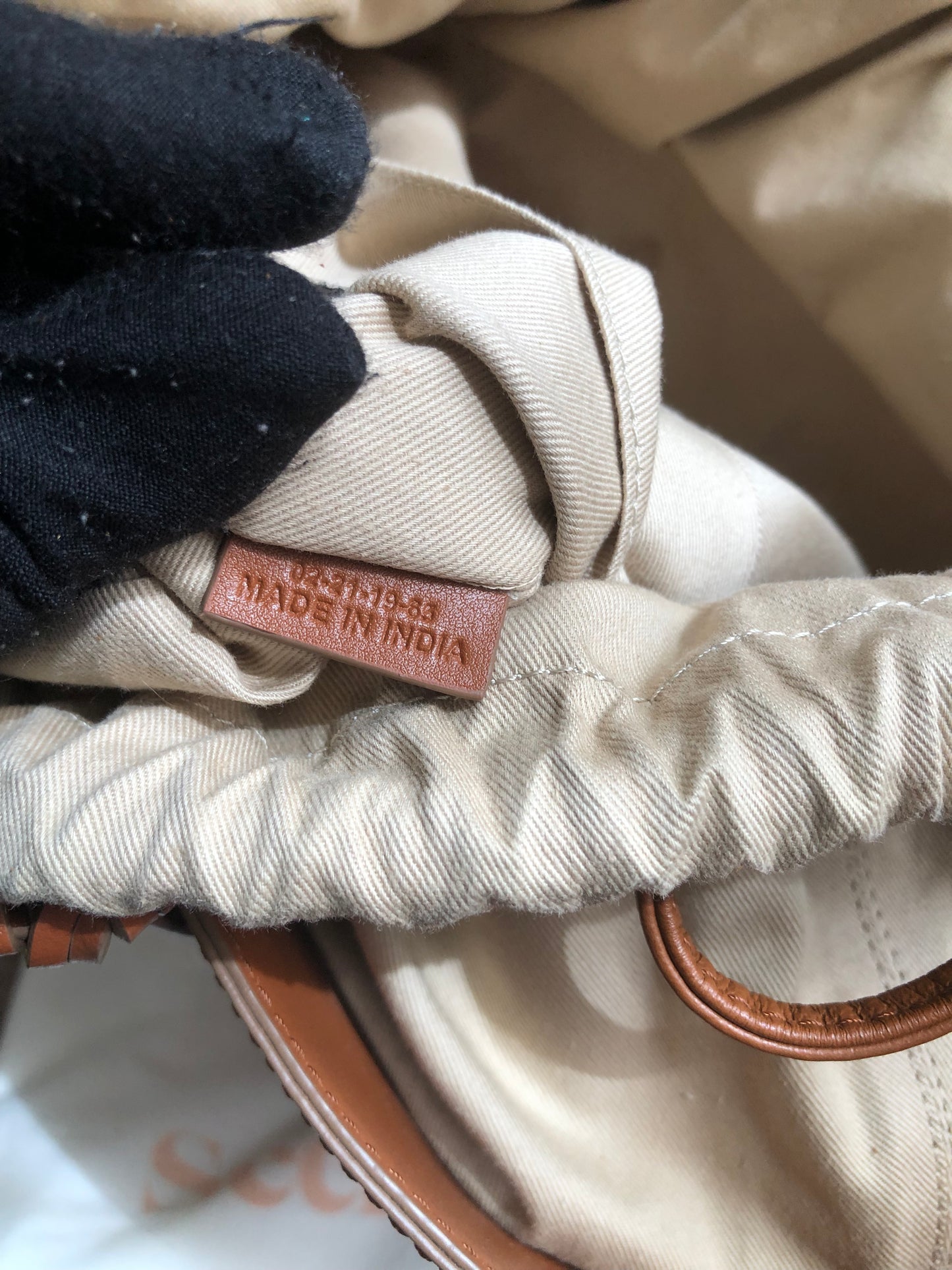 Preloved SEE BY CHLOÉ Cecilia Fringed Leather Bucket Bag