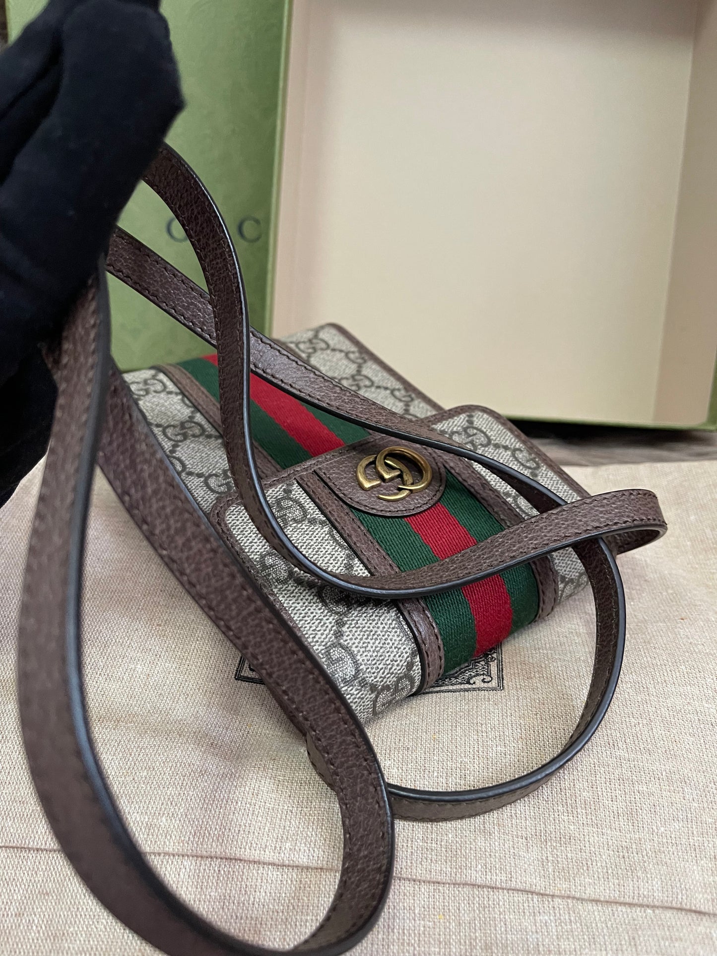 Preloved Gucci GG Ophidia Mini Bag