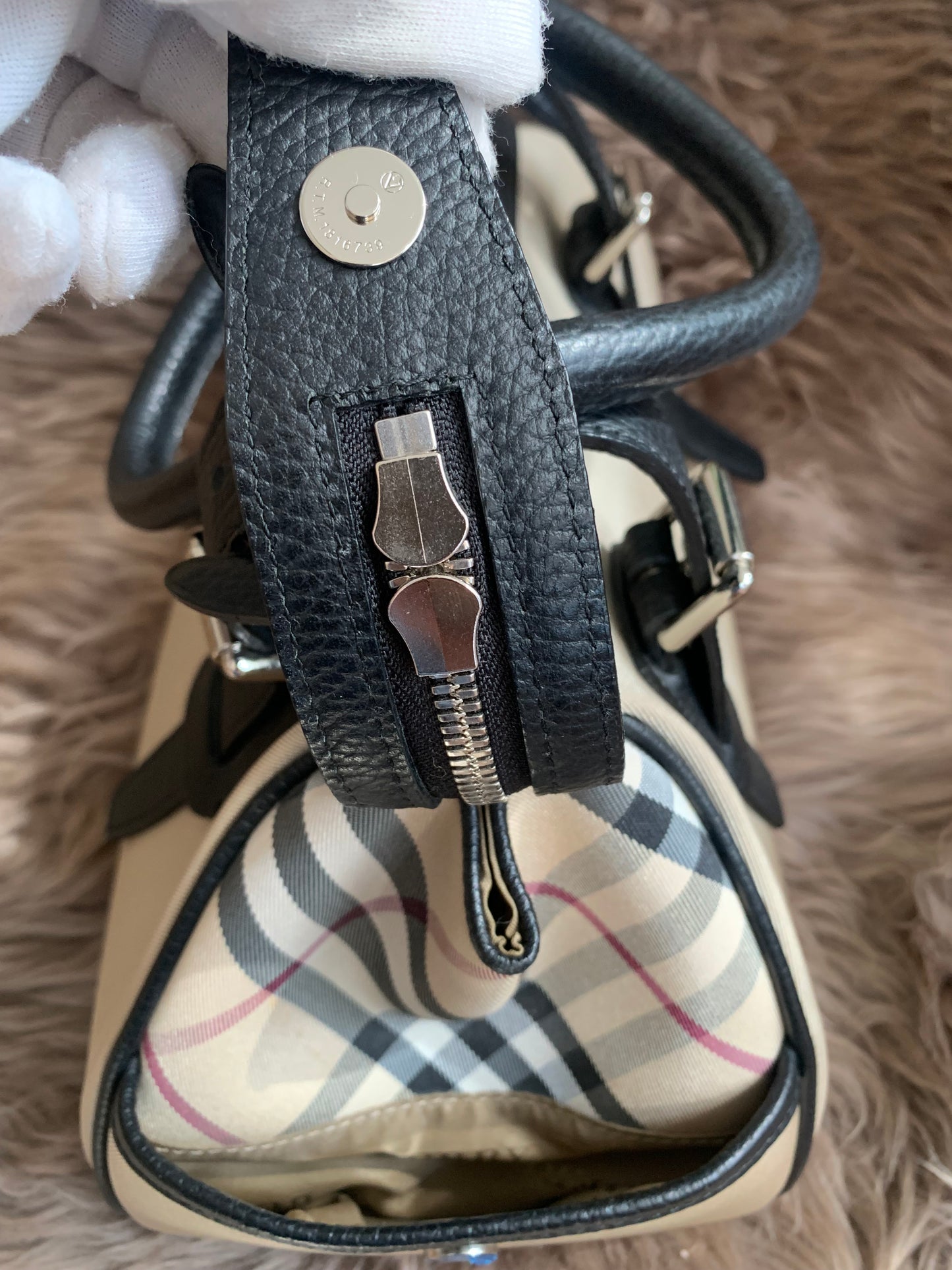 Burberry Nova Check Bowling Boston