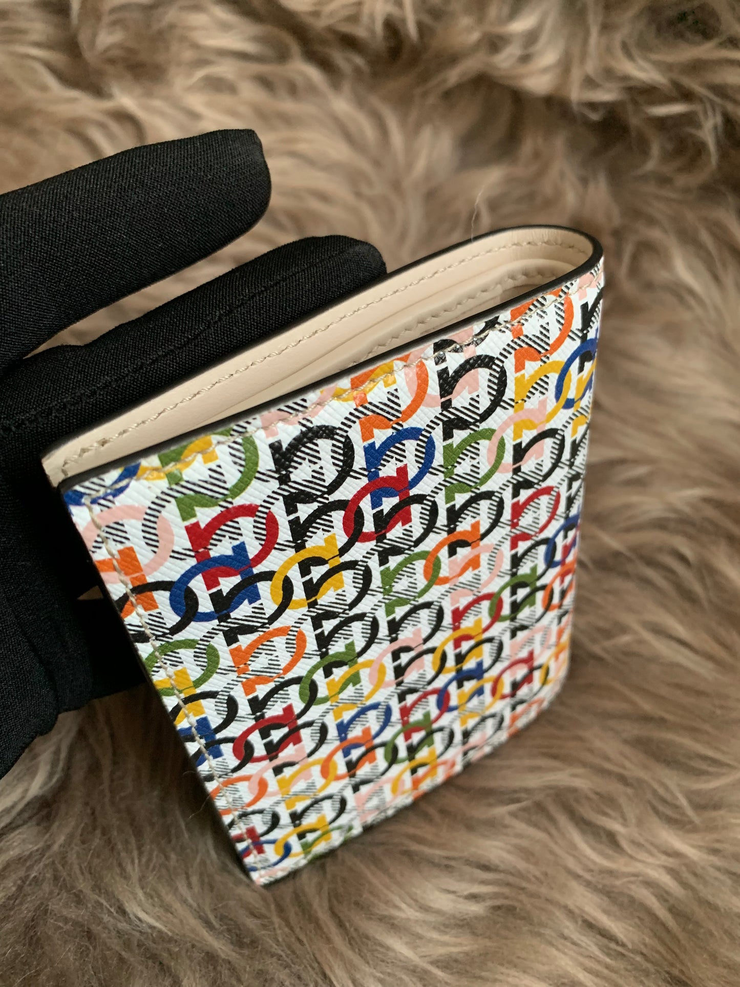 Salvatore Ferragamo Gancini Multicolor Small Wallet