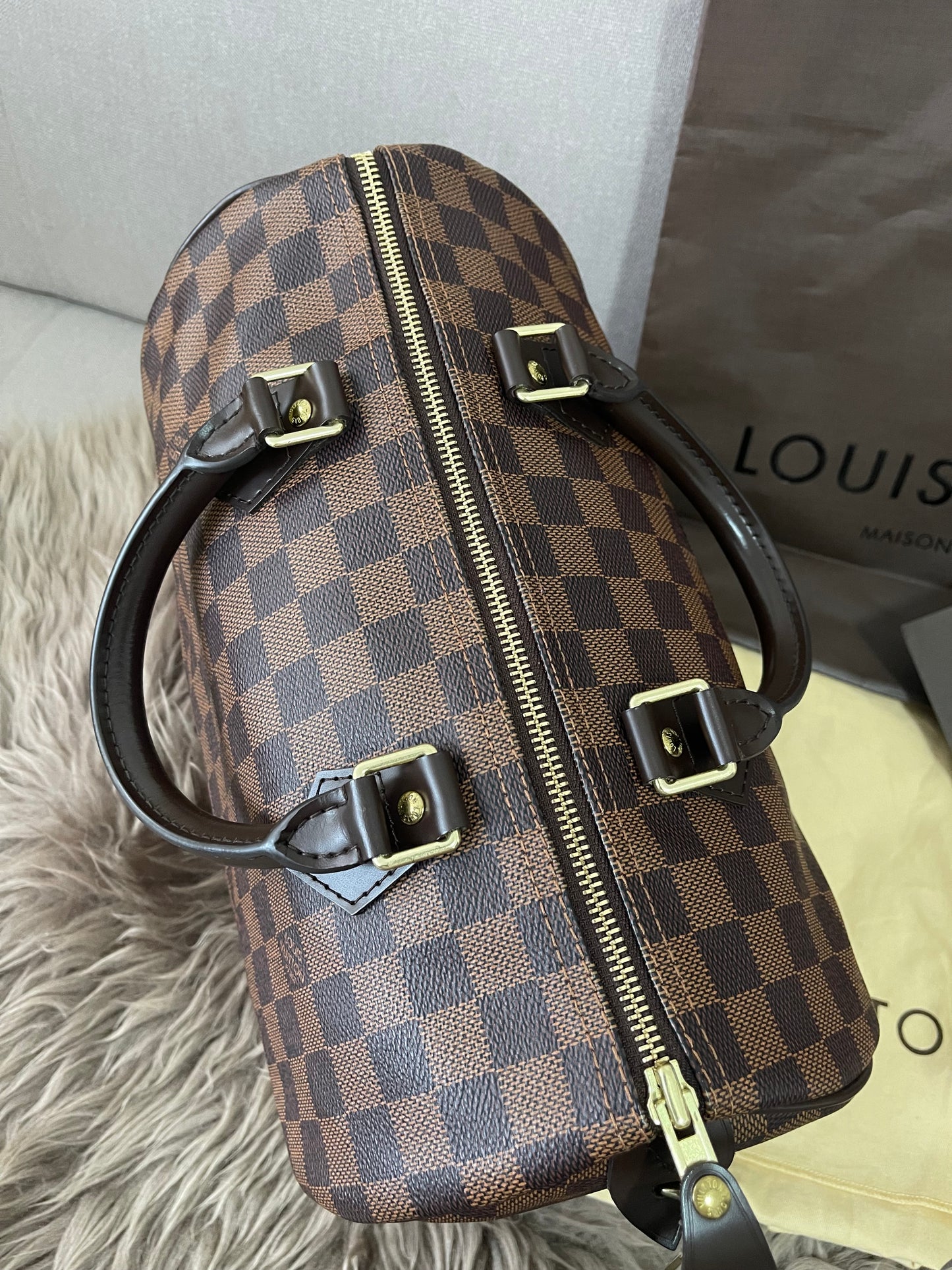 Preloved Louis Vuitton Speedy 30 Damier