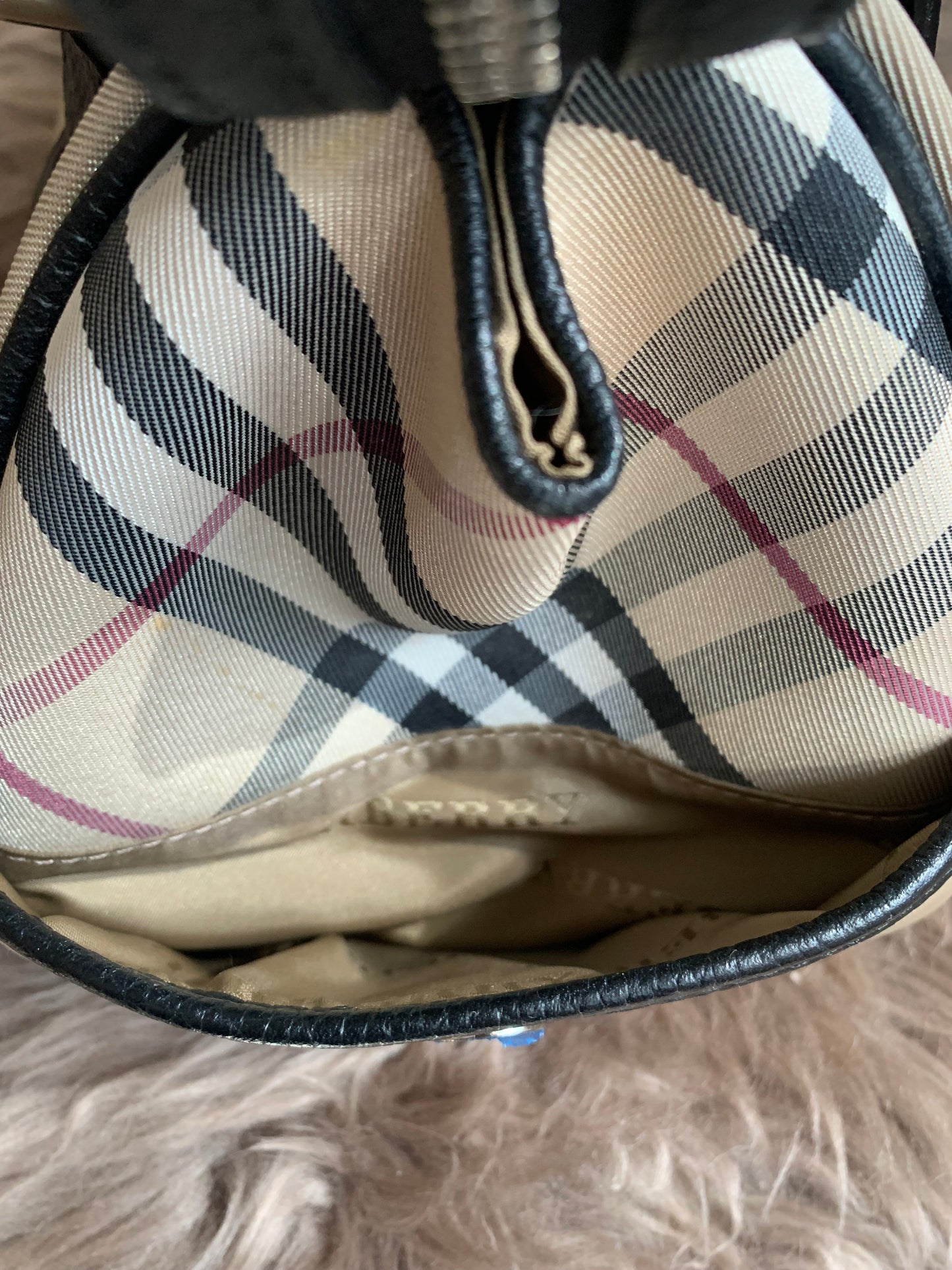 Burberry Nova Check Bowling Boston