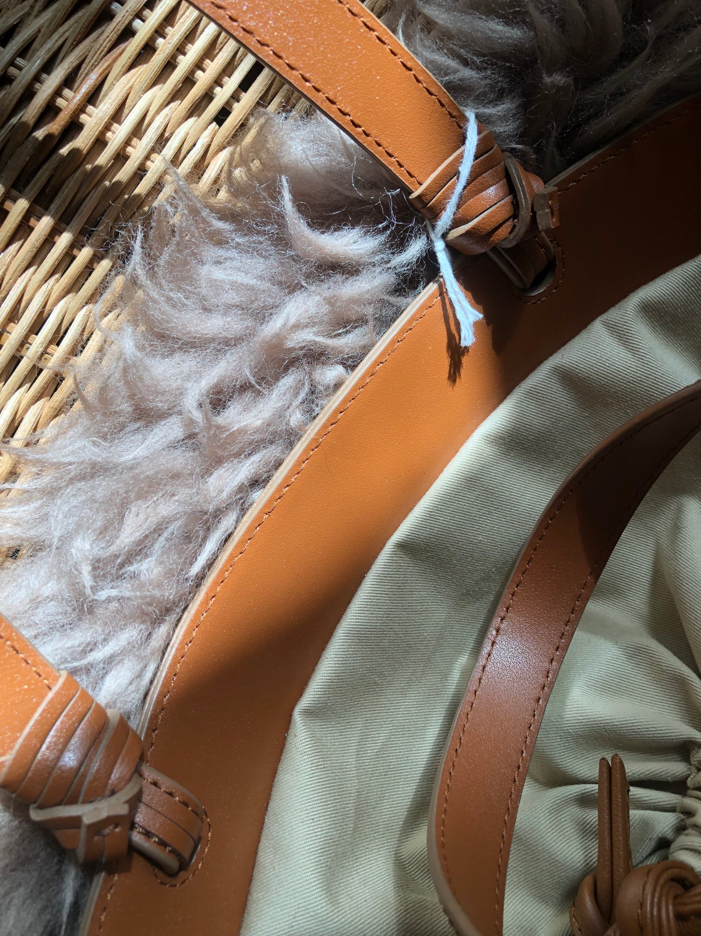 Preloved SEE BY CHLOÉ Cecilia Fringed Leather Bucket Bag