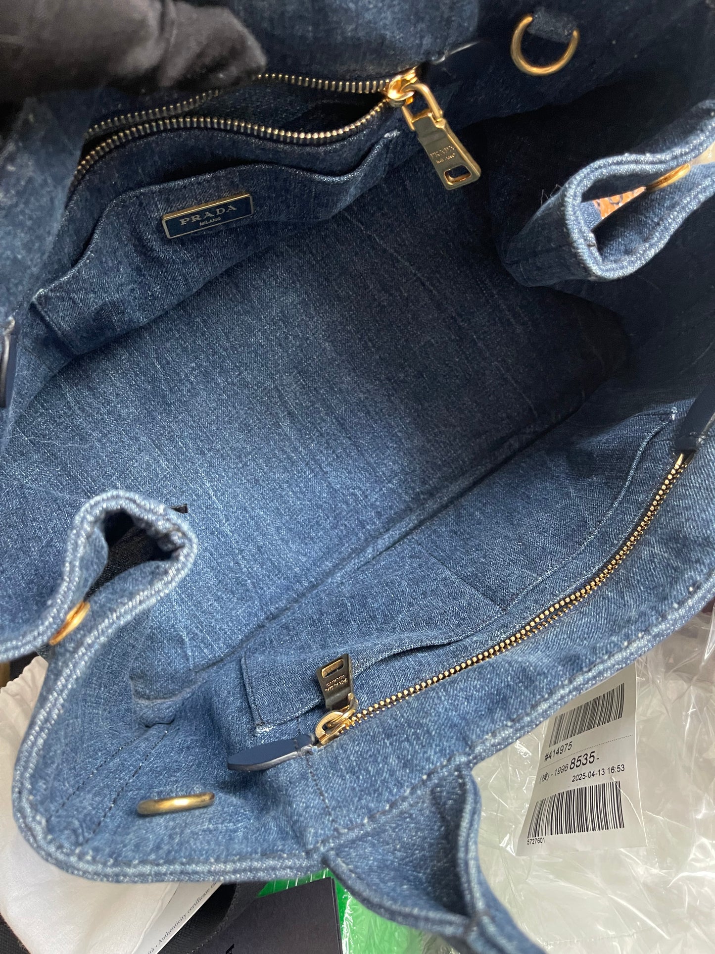 Price Drop! Preloved Prada 2000-2020 Canapa Denim