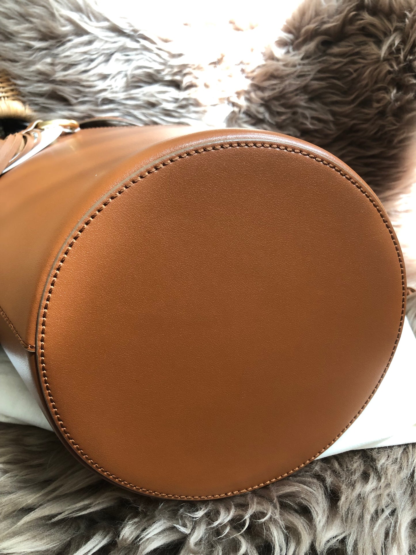 Preloved SEE BY CHLOÉ Cecilia Fringed Leather Bucket Bag