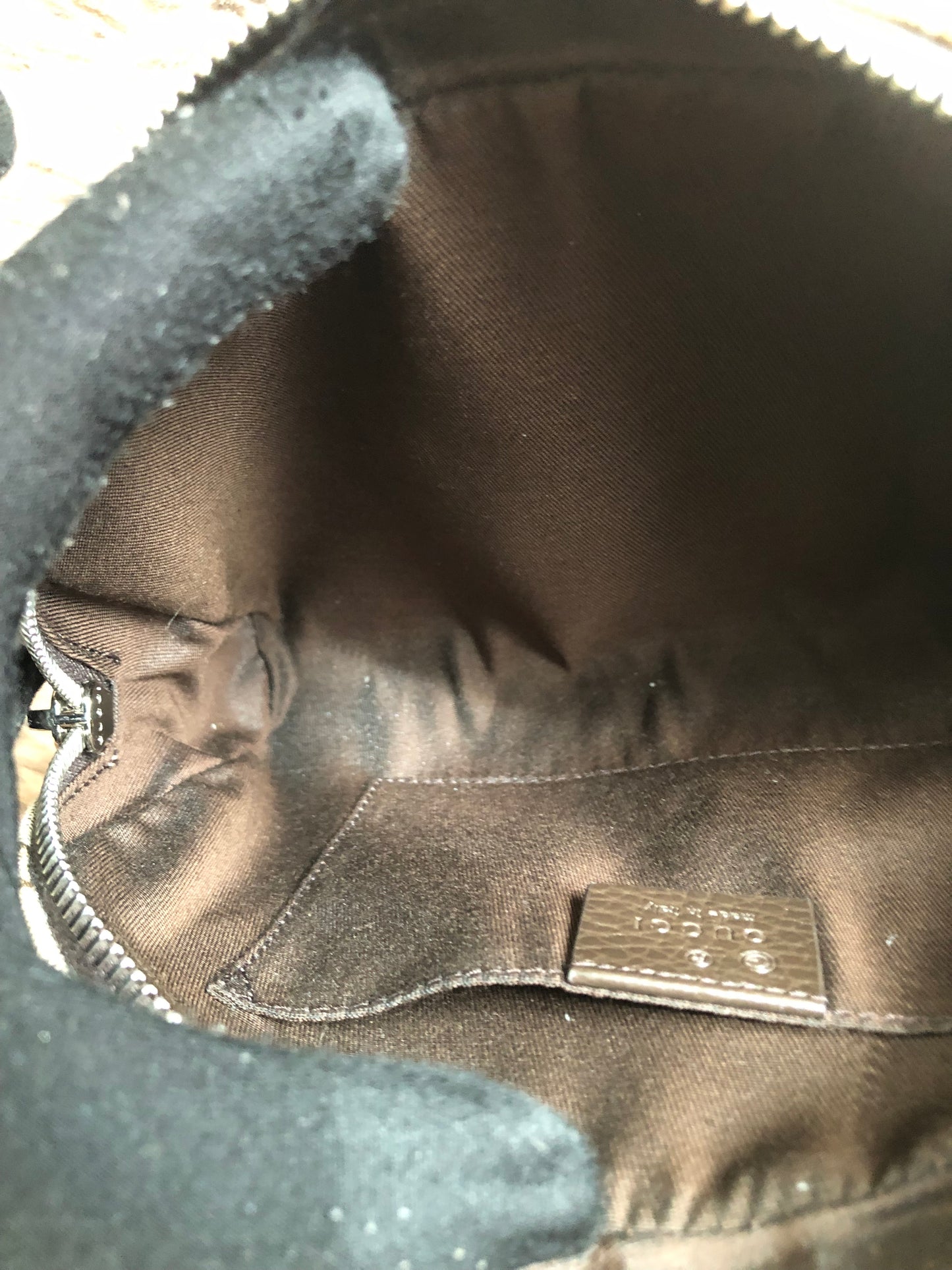 Preloved Gucci Waist Belt Bag GG Canvas