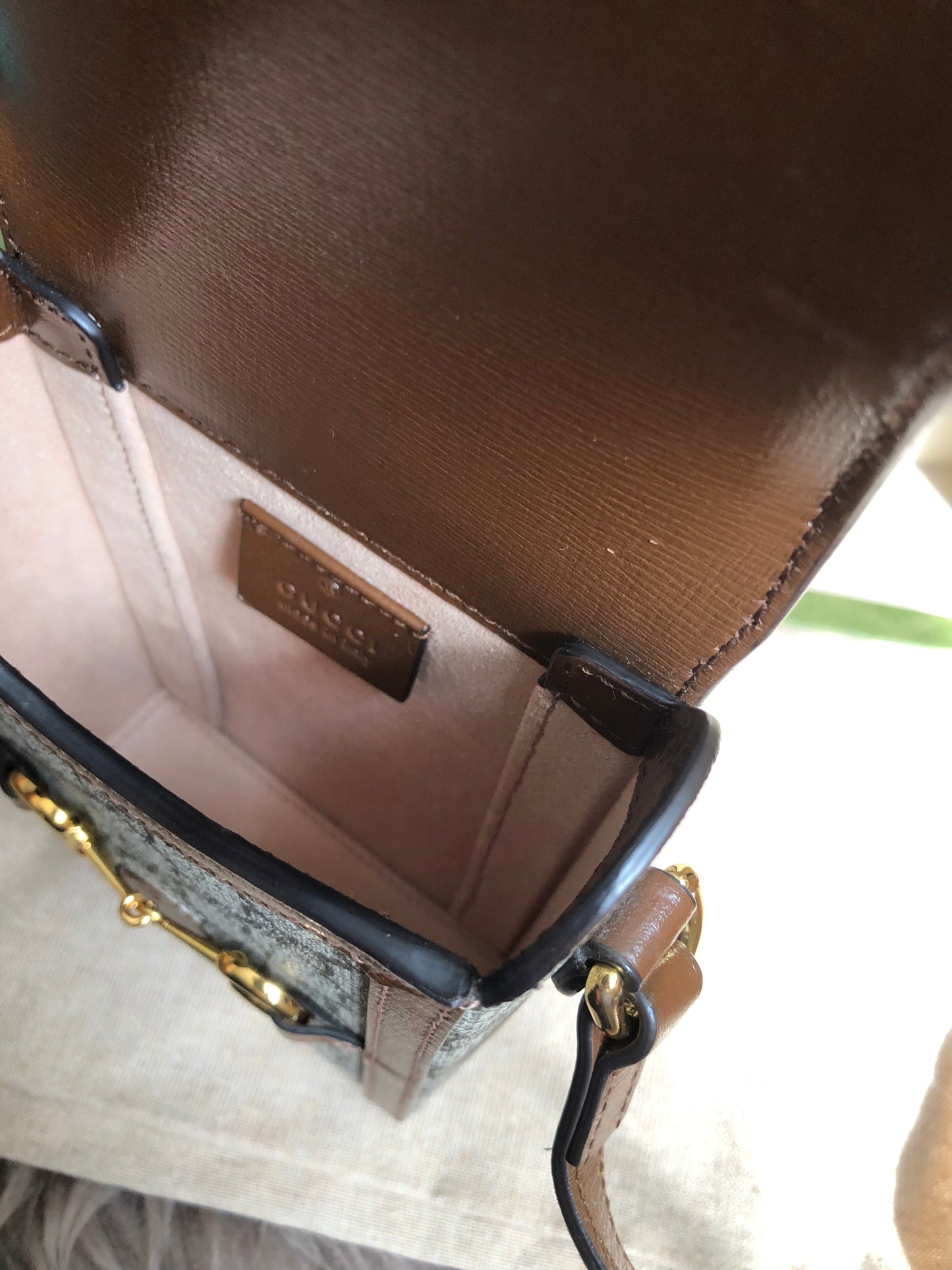 Preloved Gucci Horsebit 1955 mini bag