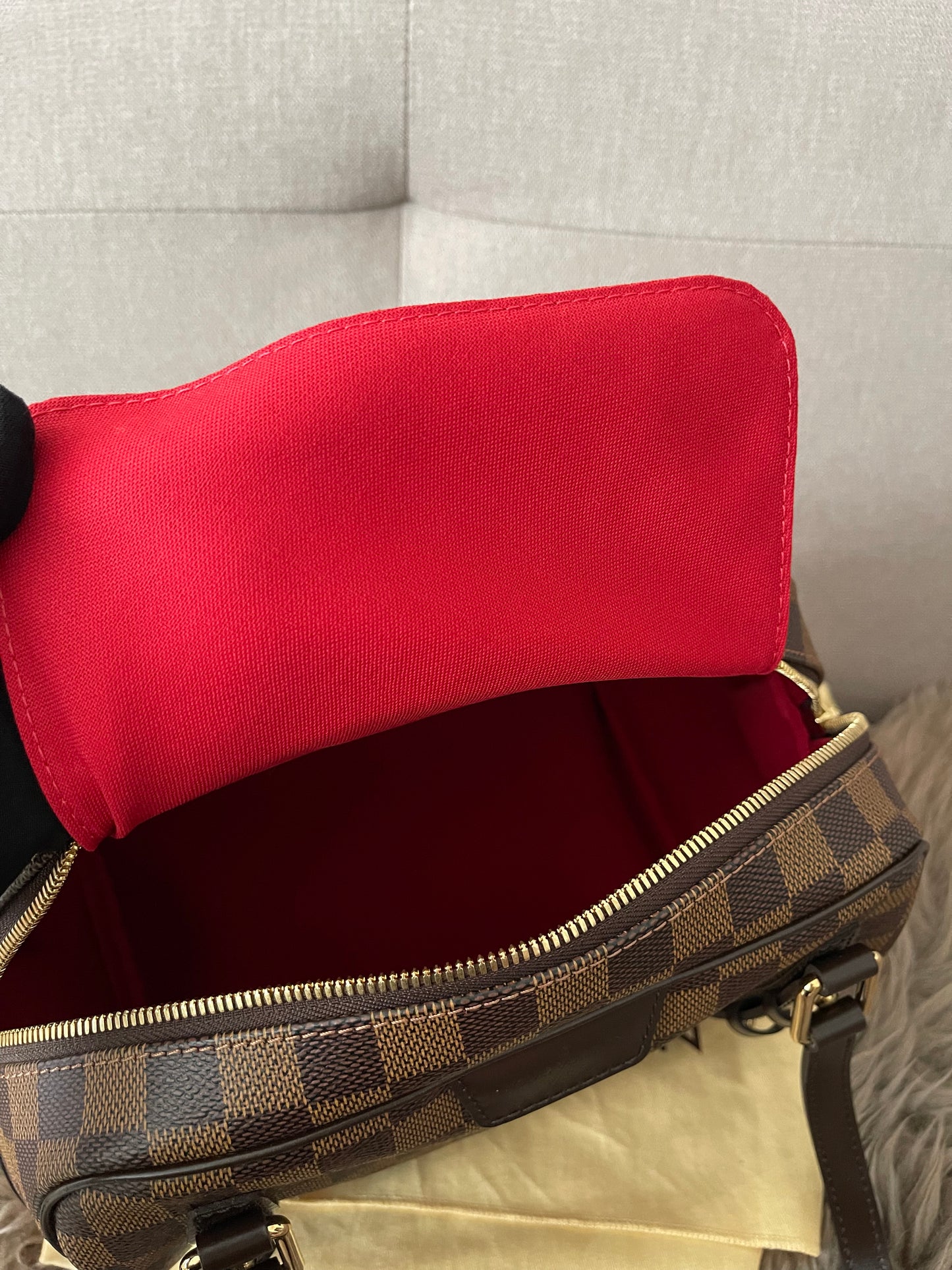 Preloved Authentic Louis Vuitton Damier Rivington PM shoulder bag