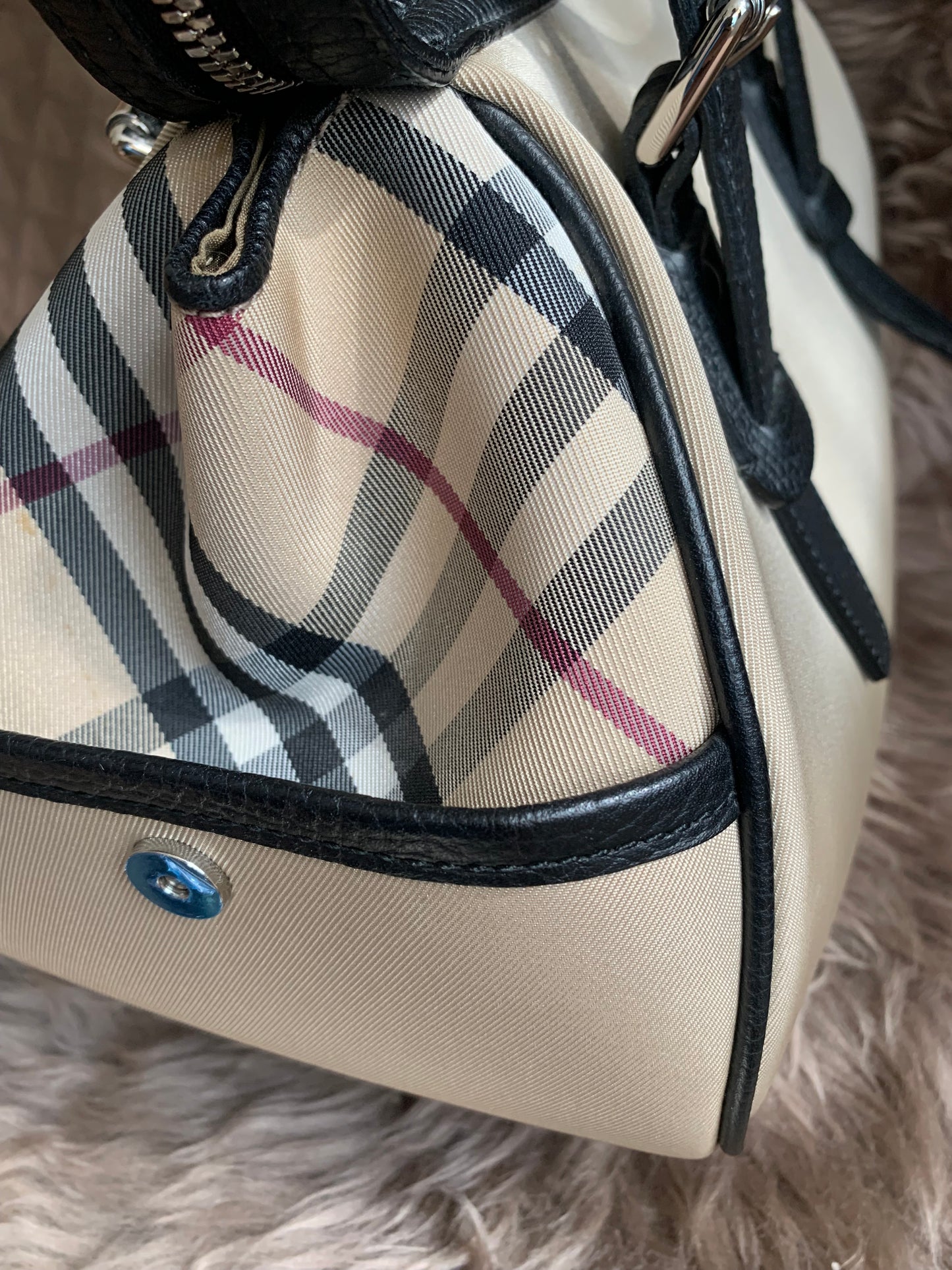 Burberry Nova Check Bowling Boston