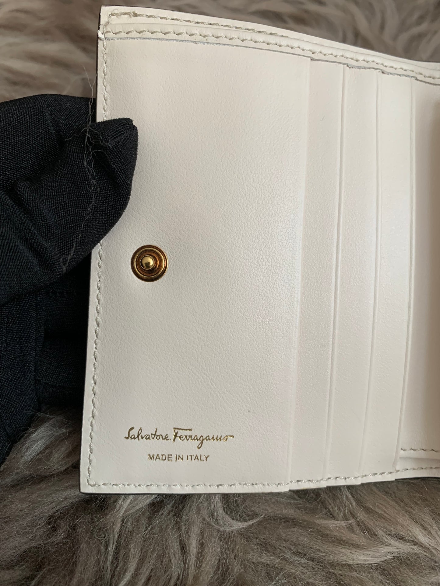 Salvatore Ferragamo Gancini Multicolor Small Wallet
