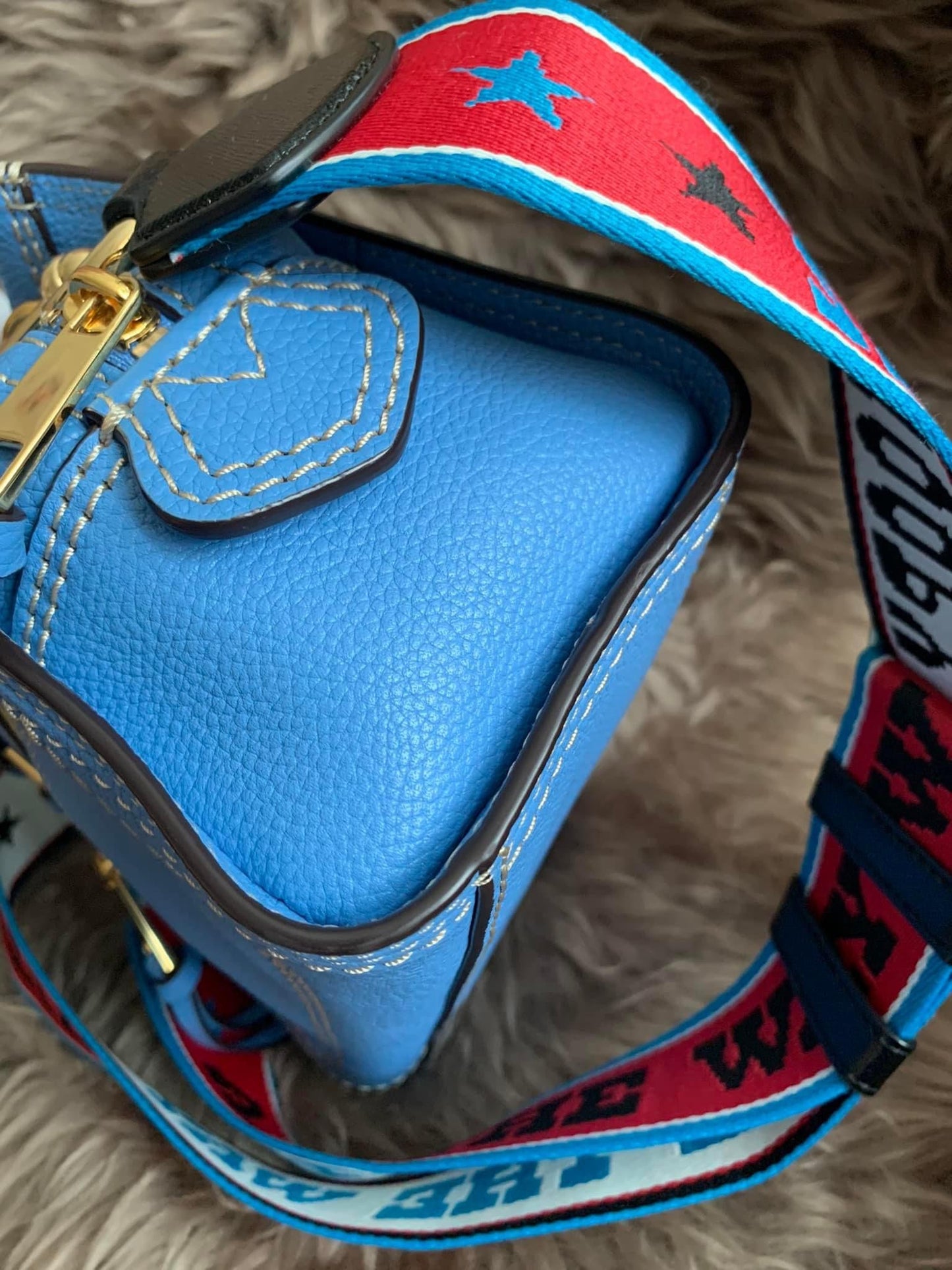 Marc Jacobs Mini Cruiser Satchel Bag in Coastal Blue