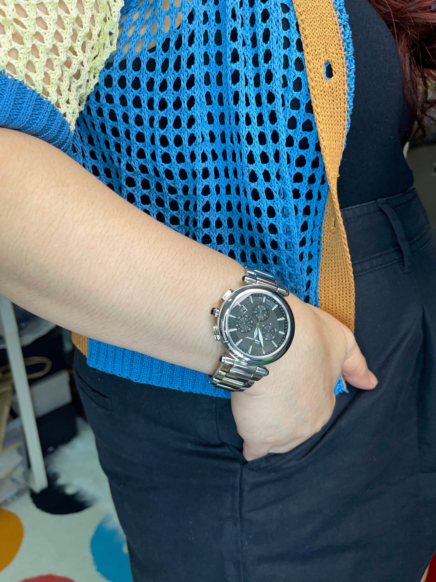 BIG DROP! Preloved Ferragamo Idillio Quartz Chronograph 42mm
