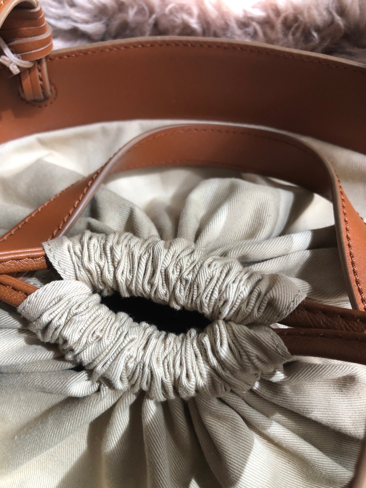 Preloved SEE BY CHLOÉ Cecilia Fringed Leather Bucket Bag