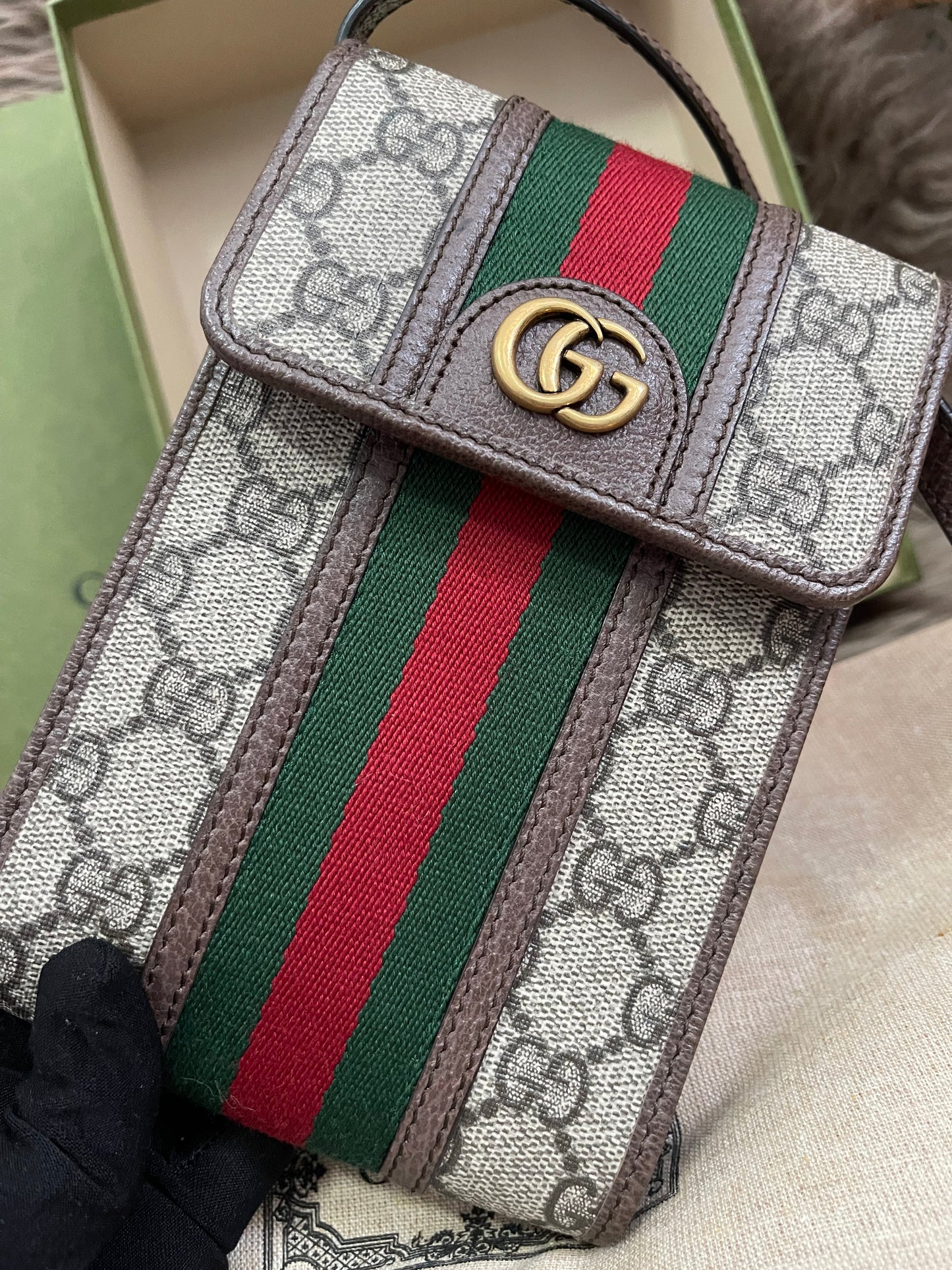 Preloved Gucci GG Ophidia Mini Bag