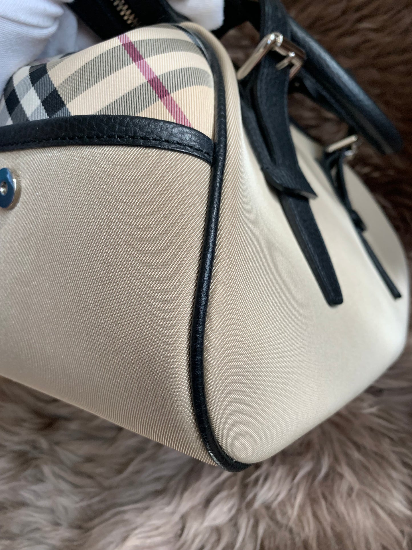 Burberry Nova Check Bowling Boston