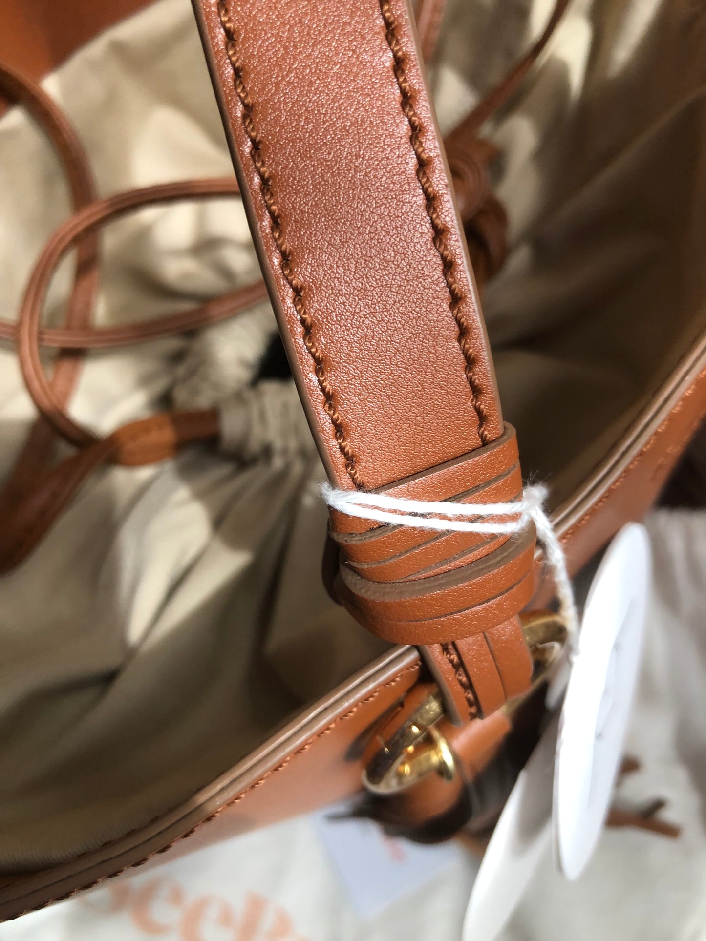Preloved SEE BY CHLOÉ Cecilia Fringed Leather Bucket Bag