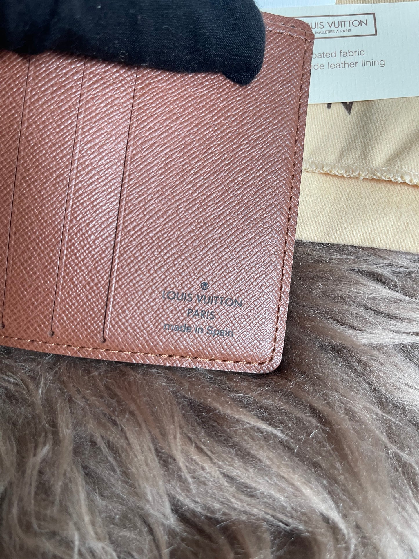 Preloved Louis Vuitton Monogram Porte Billets Credit Wallet