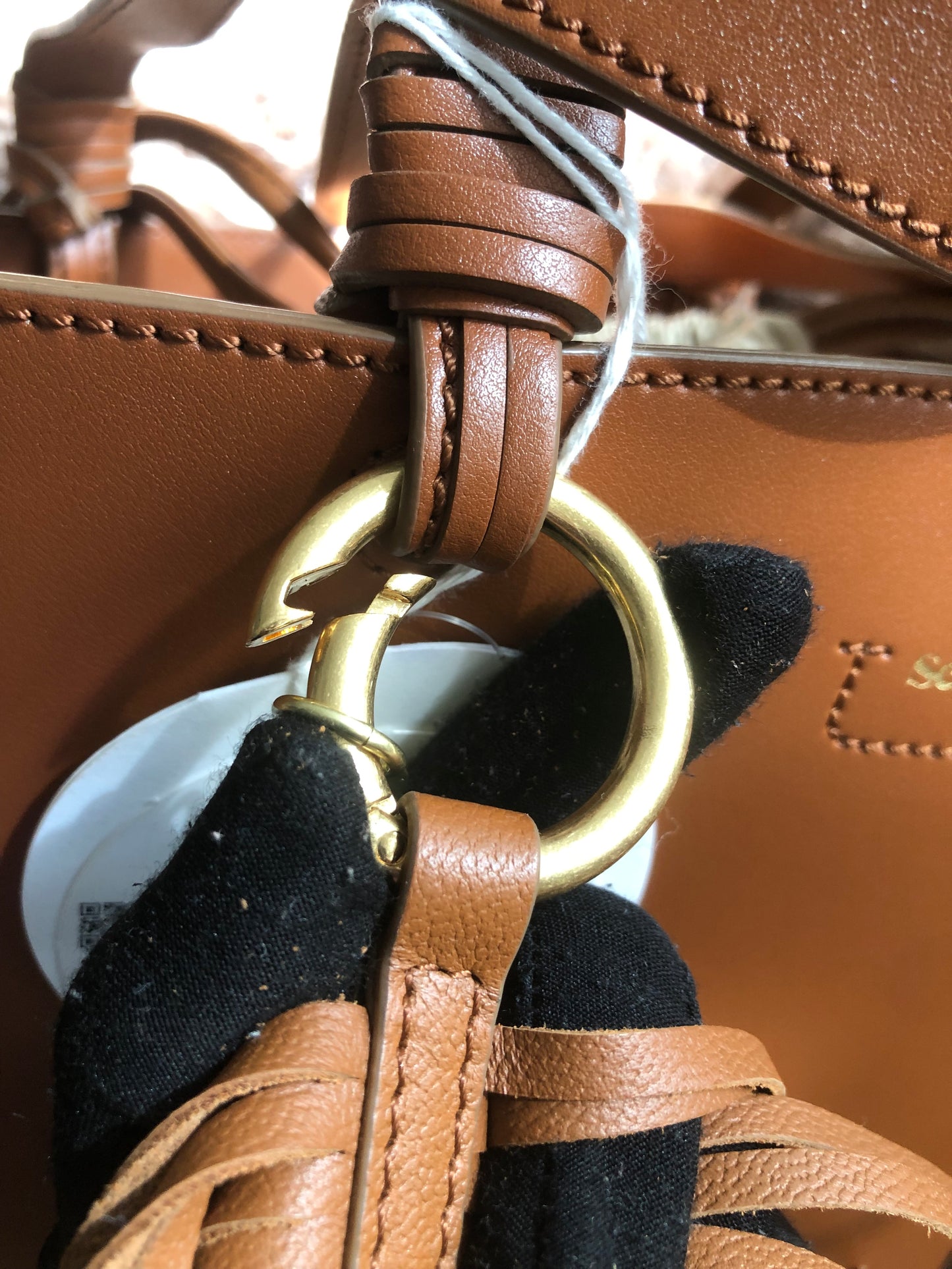 Preloved SEE BY CHLOÉ Cecilia Fringed Leather Bucket Bag