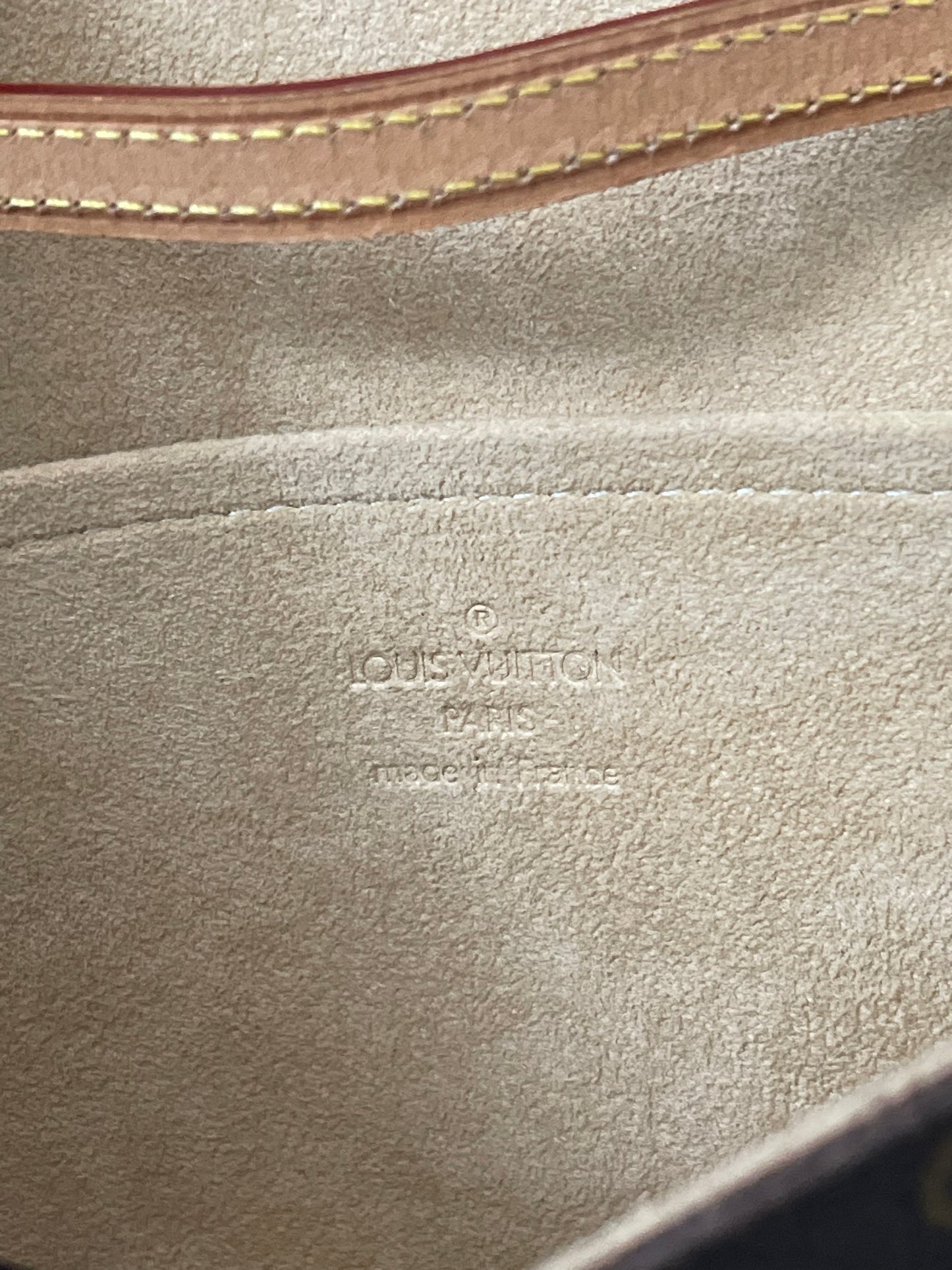 Preloved Authentic Louis Vuitton Monogram Pochette Twin PM cross body bag