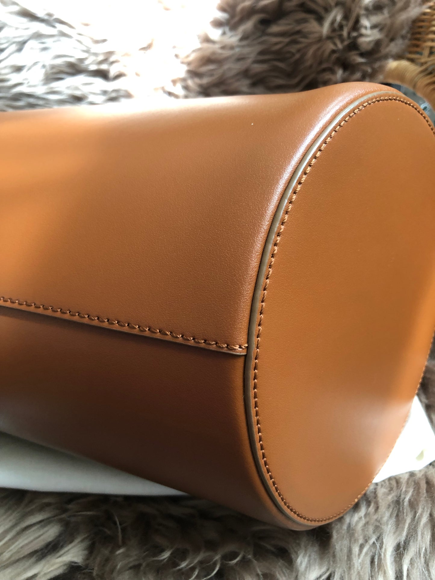 Preloved SEE BY CHLOÉ Cecilia Fringed Leather Bucket Bag