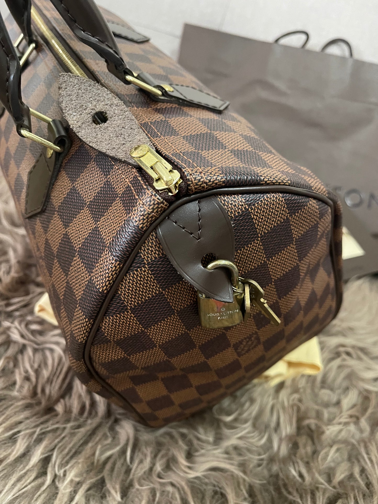 Preloved Louis Vuitton Speedy 30 Damier