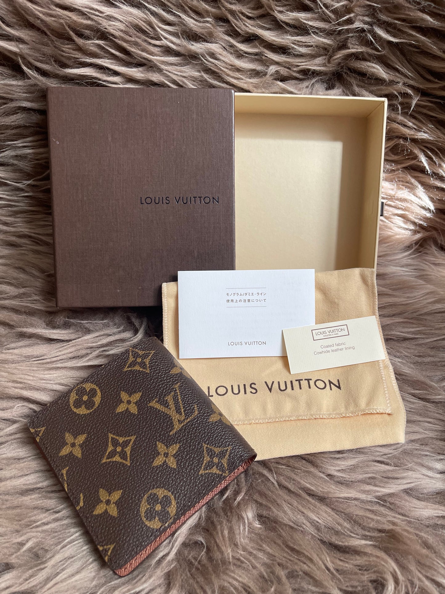 Preloved Louis Vuitton Monogram Porte Billets Credit Wallet