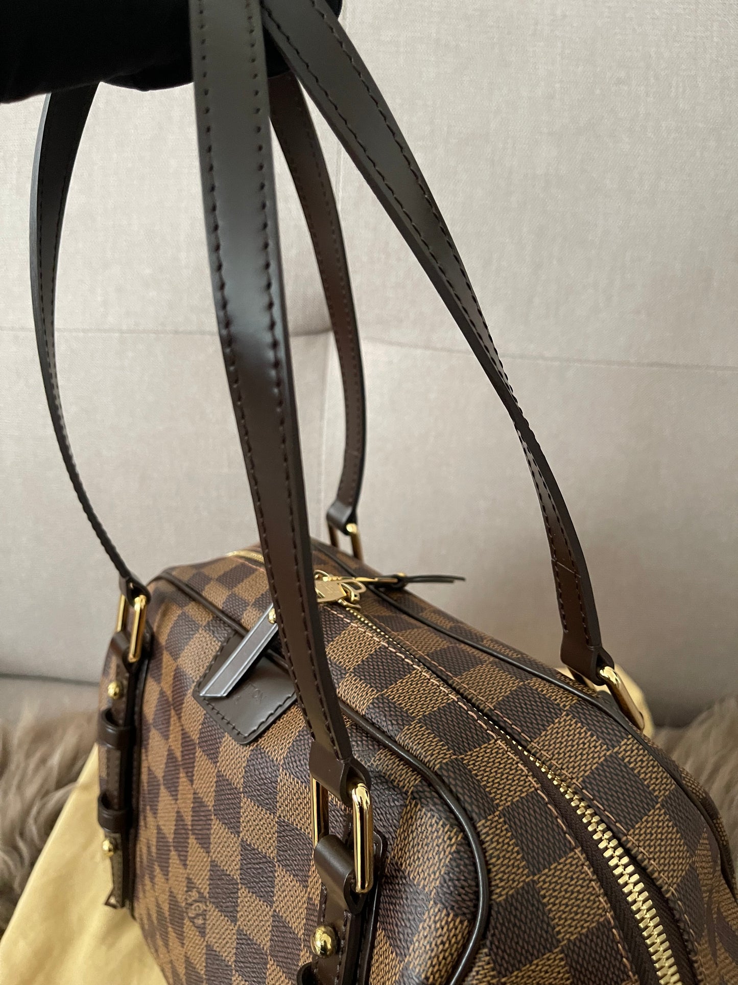Preloved Authentic Louis Vuitton Damier Rivington PM shoulder bag