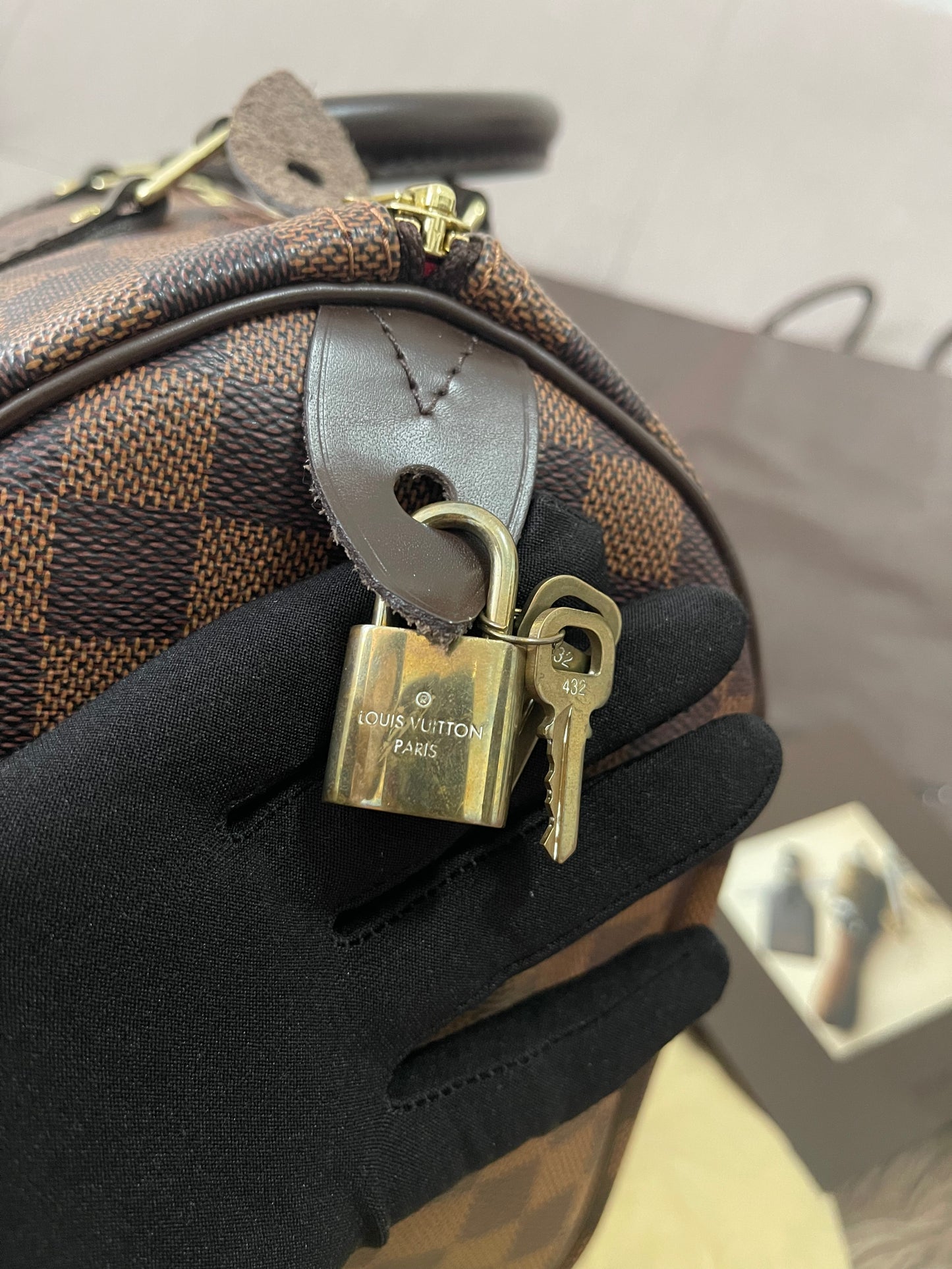 Preloved Louis Vuitton Speedy 30 Damier