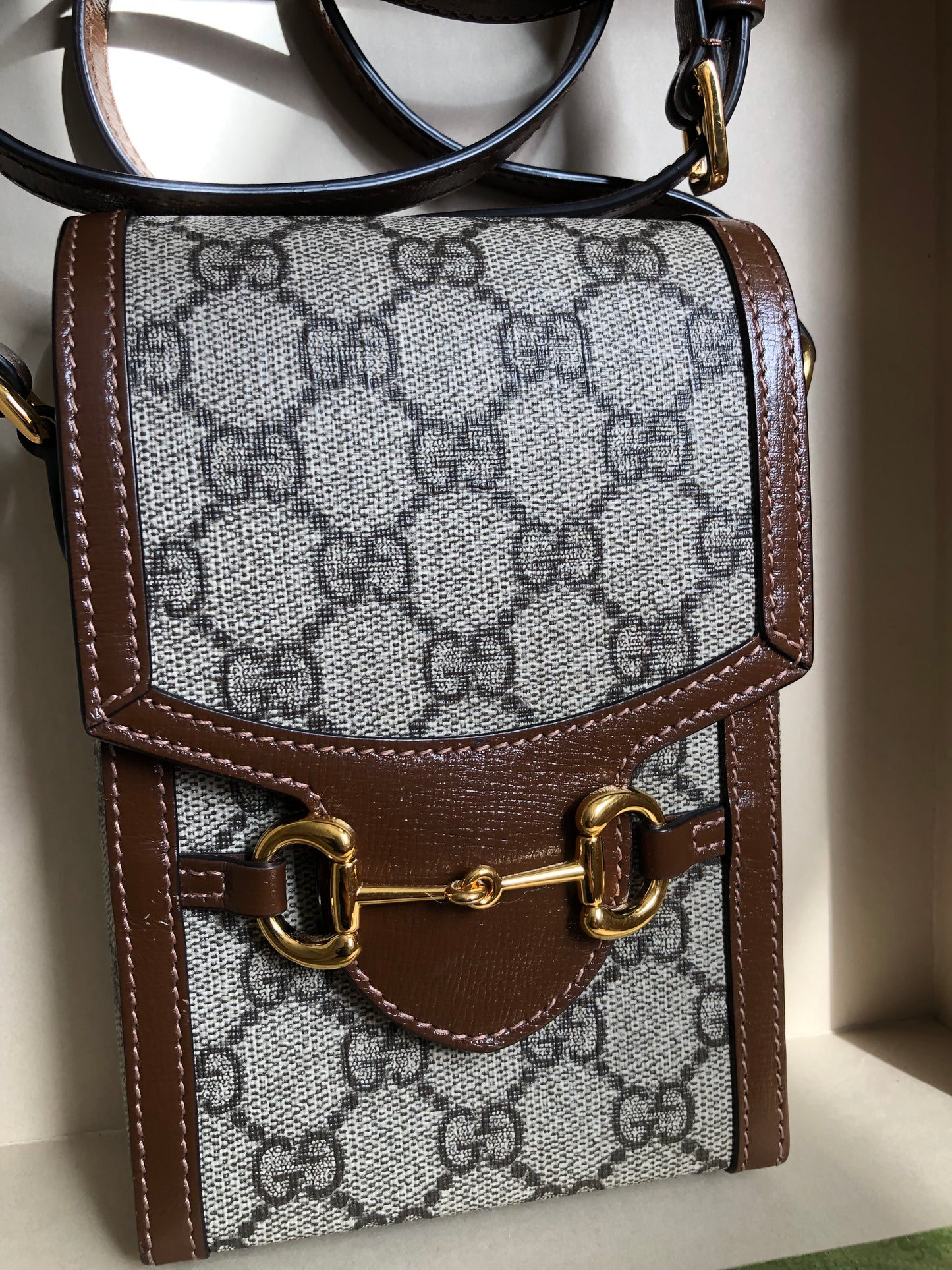 Preloved Gucci Horsebit 1955 mini bag