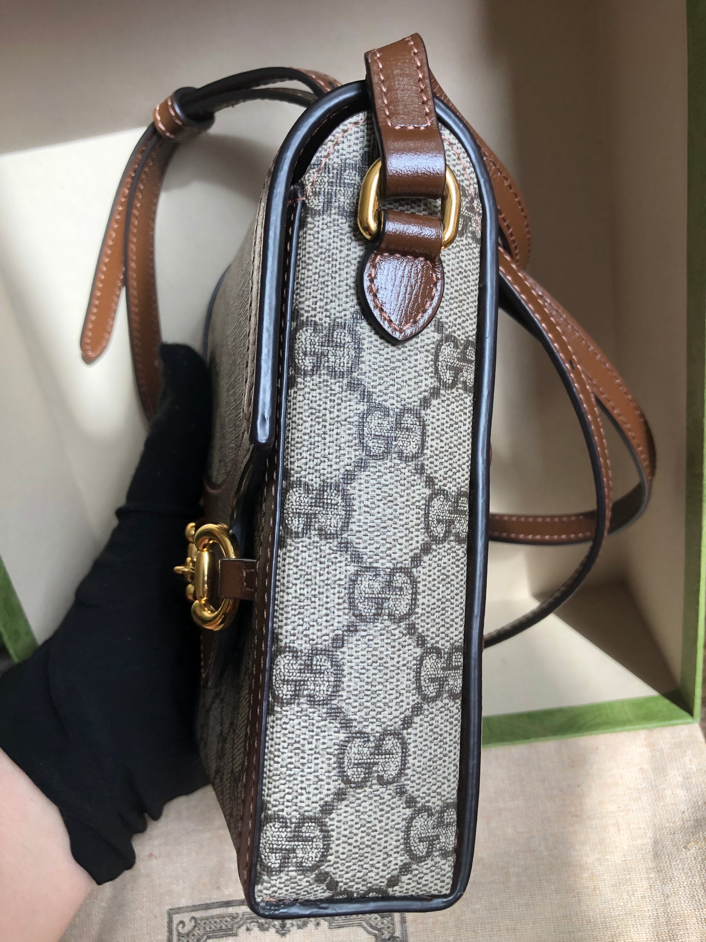 Preloved Gucci Horsebit 1955 mini bag