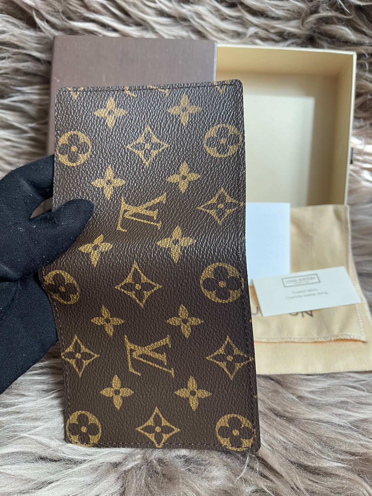 Preloved Louis Vuitton Monogram Porte Billets Credit Wallet