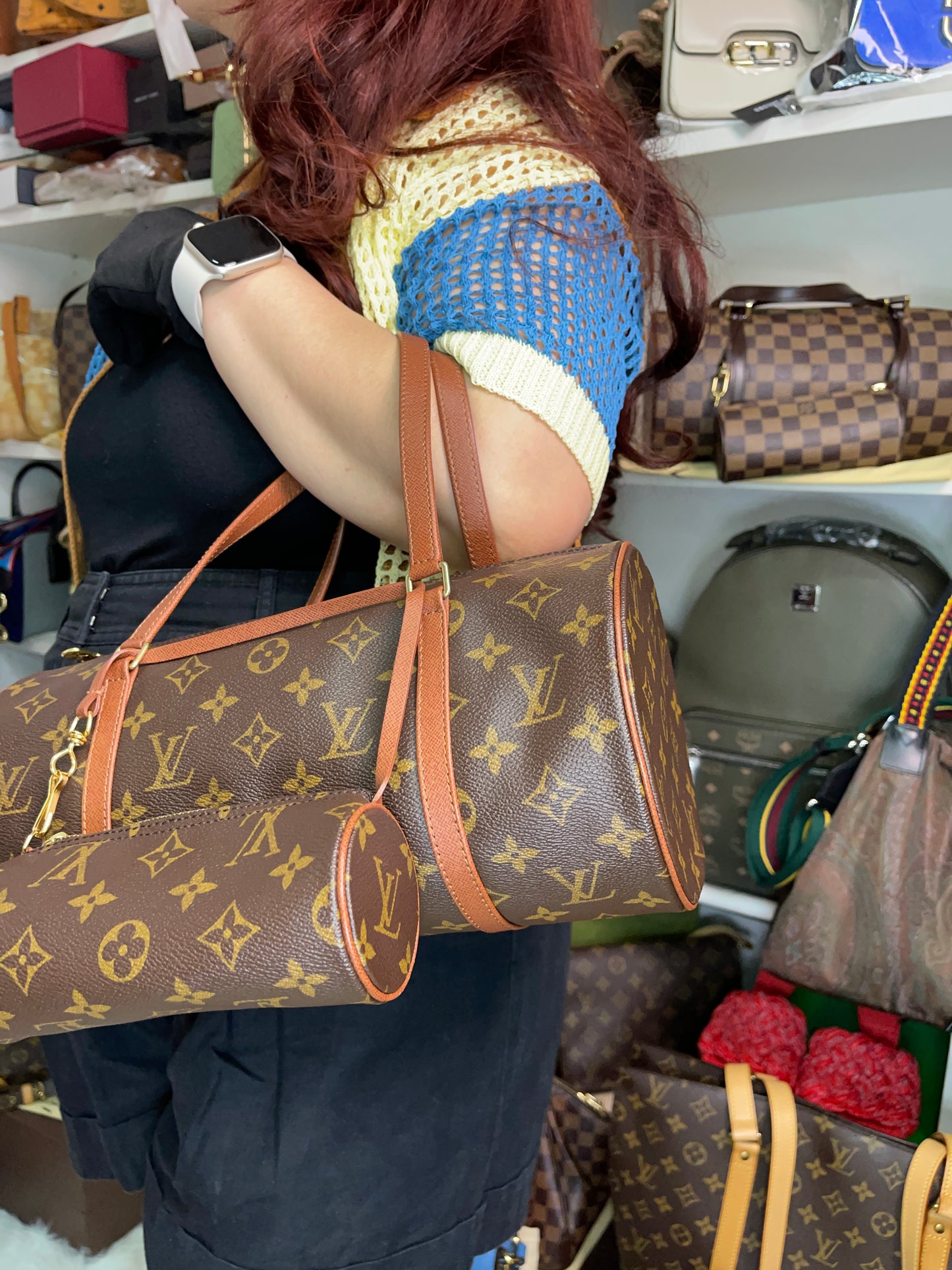 Preloved Louis Vuitton 1993 Monogram Papillon 30 handbag