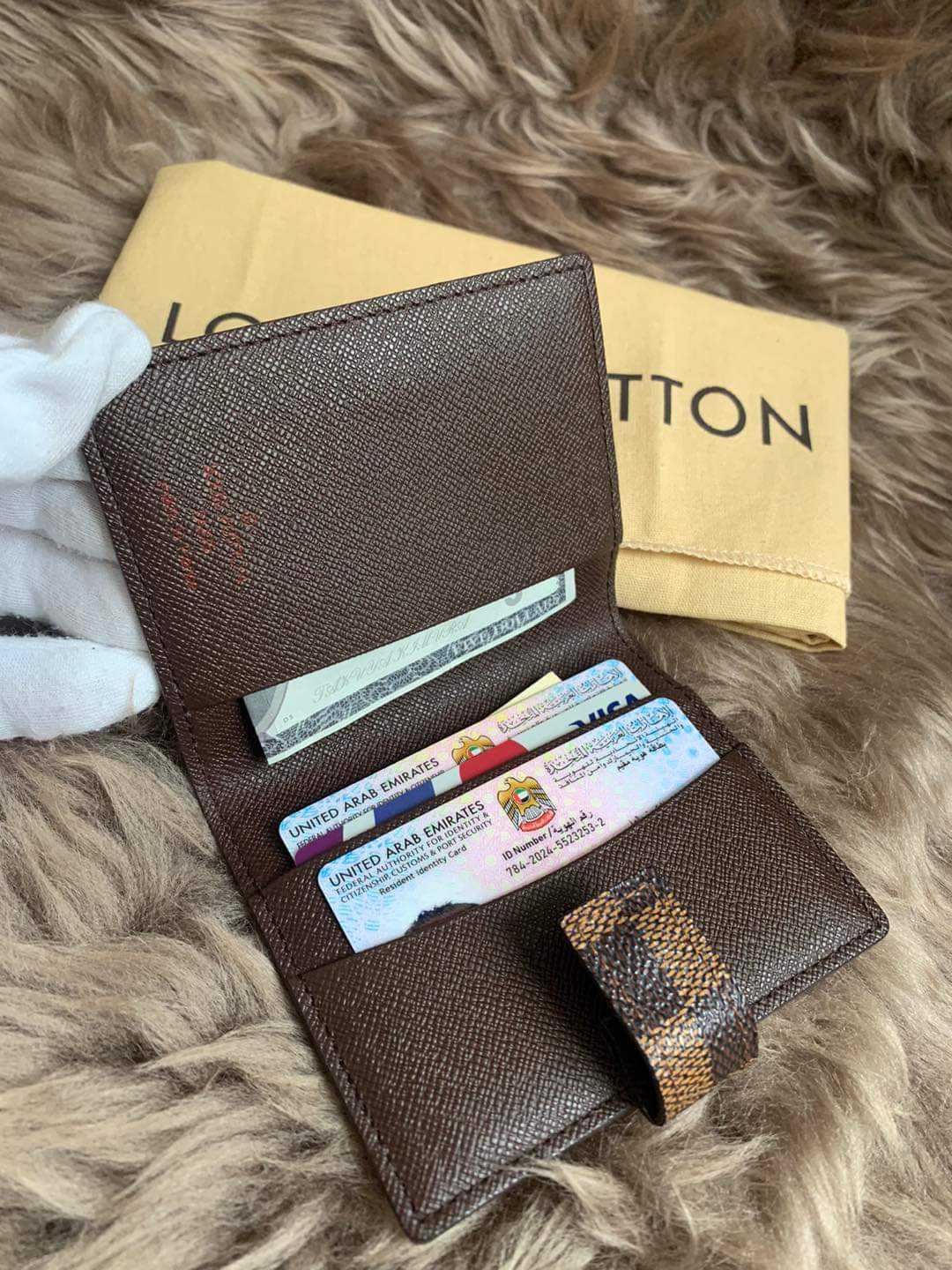 Louis Vuitton Mini Agenda Damier Ebene (Card Holder )