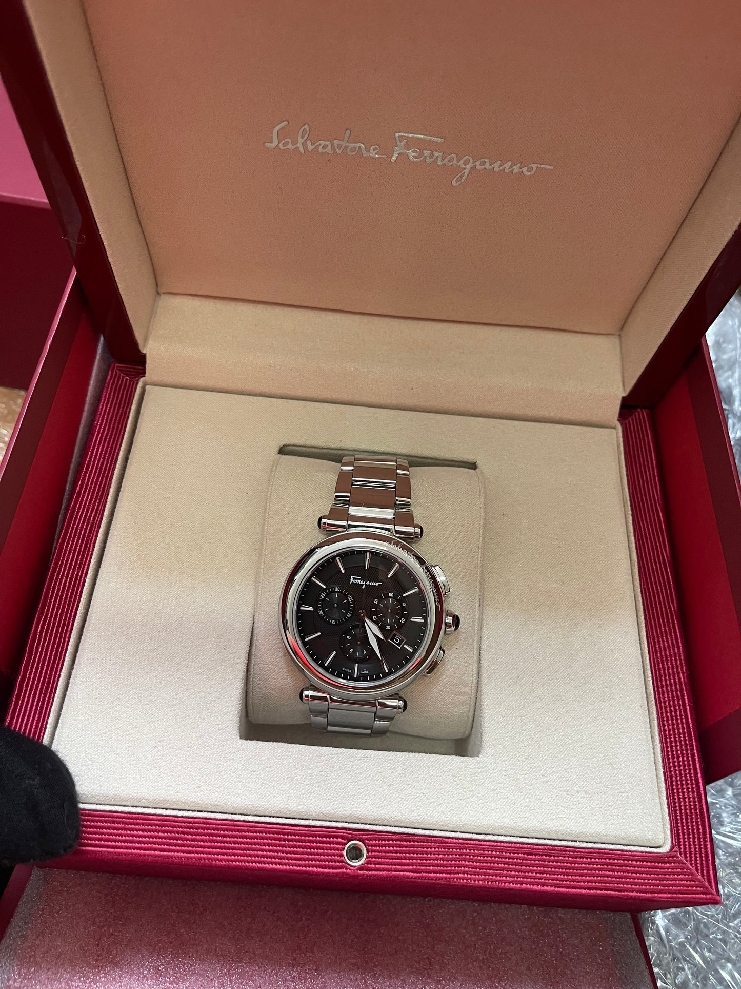 BIG DROP! Preloved Ferragamo Idillio Quartz Chronograph 42mm