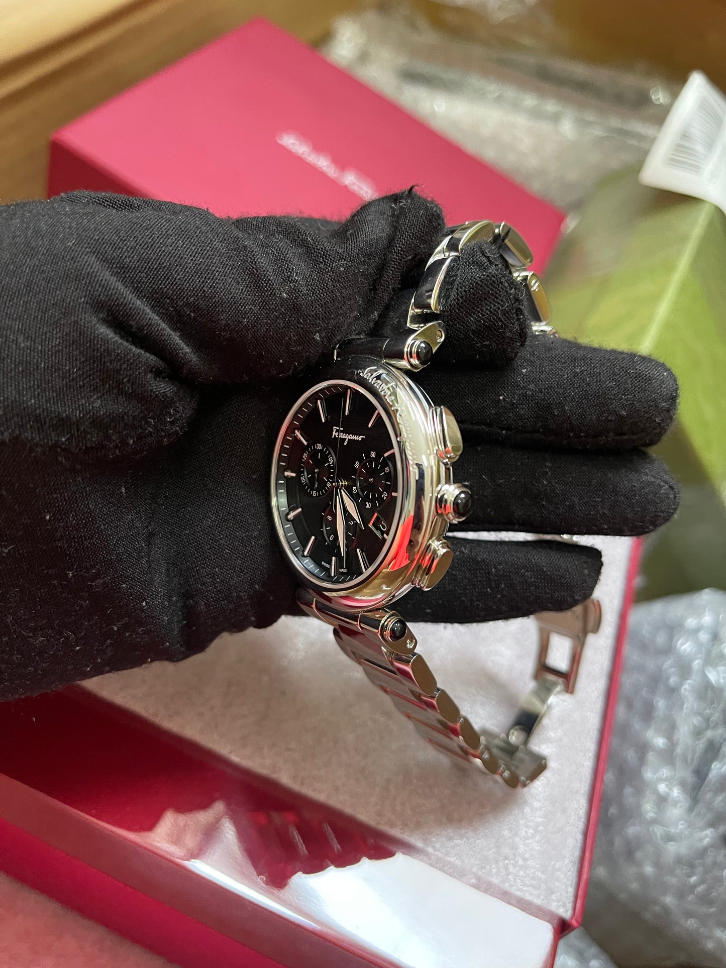 BIG DROP! Preloved Ferragamo Idillio Quartz Chronograph 42mm