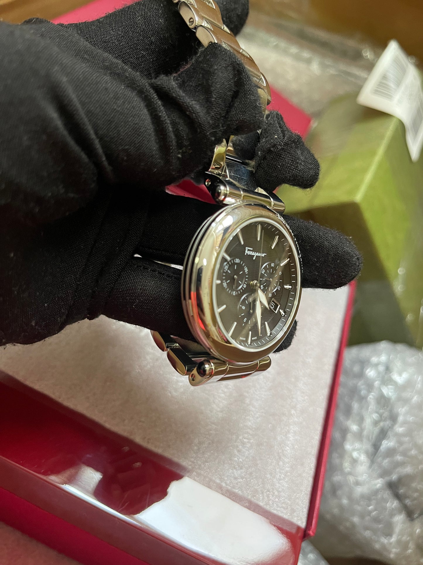 BIG DROP! Preloved Ferragamo Idillio Quartz Chronograph 42mm