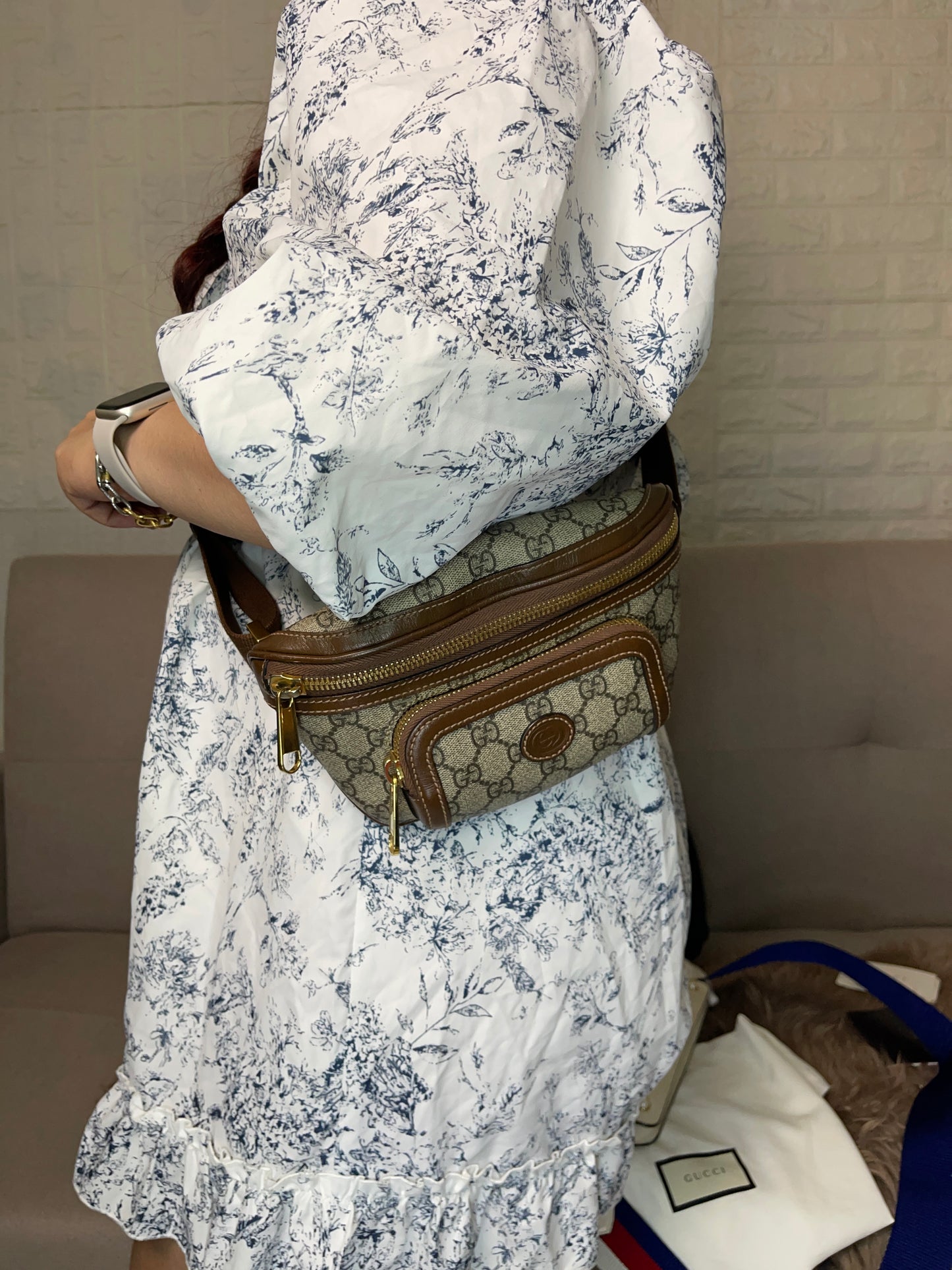 Preloved Gucci Mini Belt Bag – GG Supreme Canvas