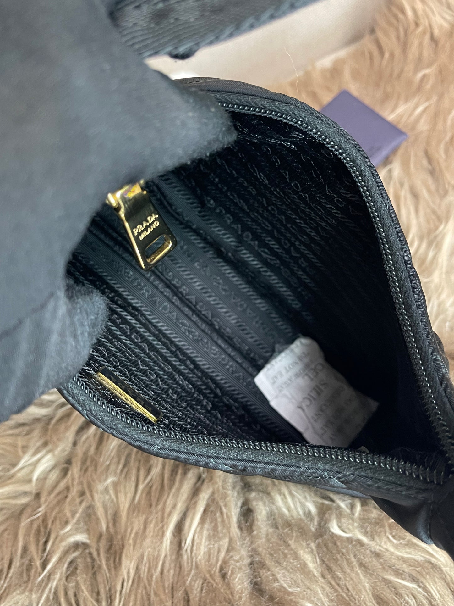 BIG DROP!! Preloved Prada Re-Edition Quilted Nylon Bag – Black