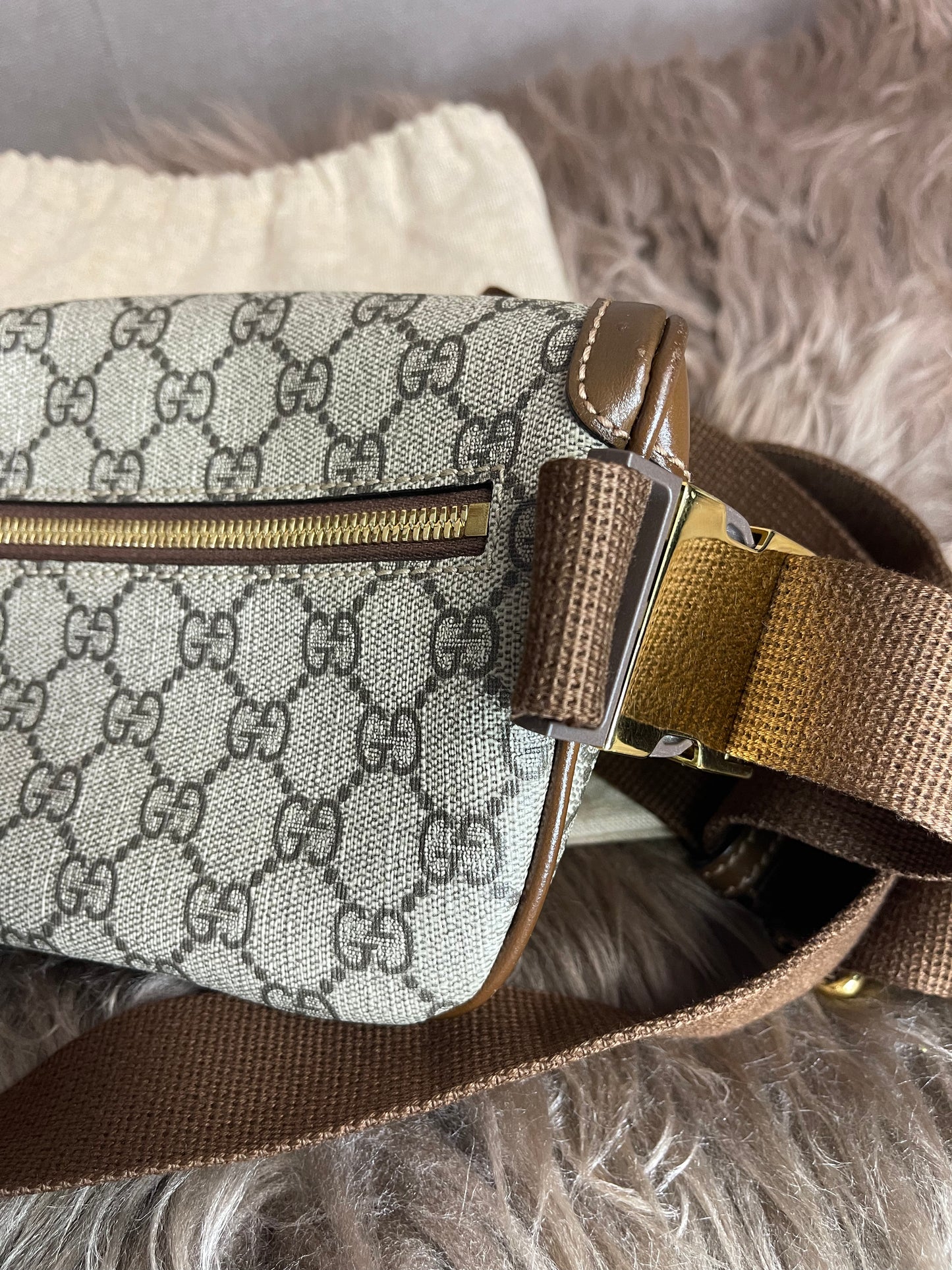 Preloved Gucci Mini Belt Bag – GG Supreme Canvas