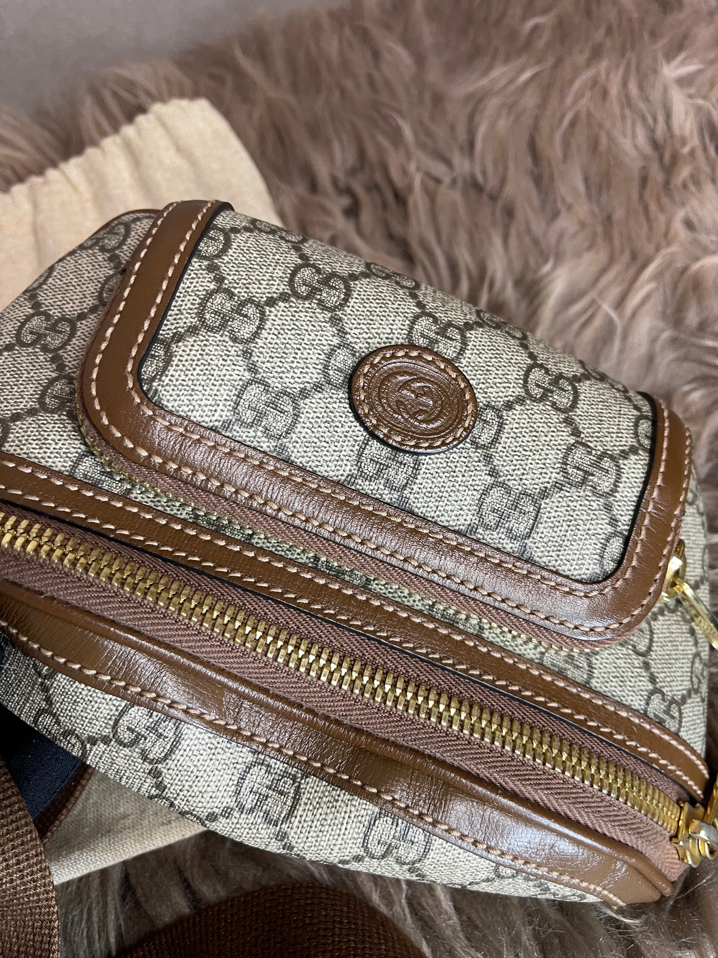 Preloved Gucci Mini Belt Bag – GG Supreme Canvas