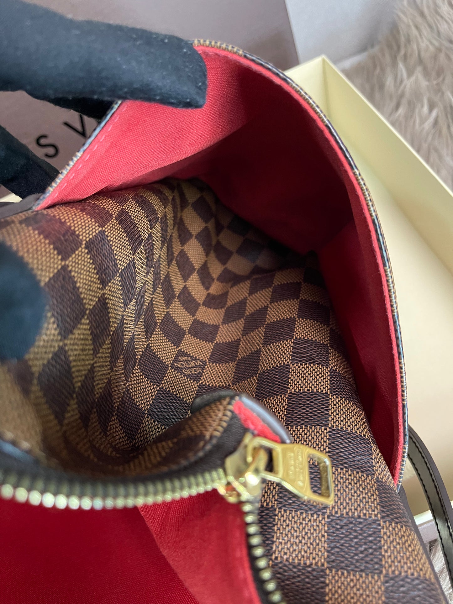 Preloved Louis Vuitton Totally Tote – Damier Ebene