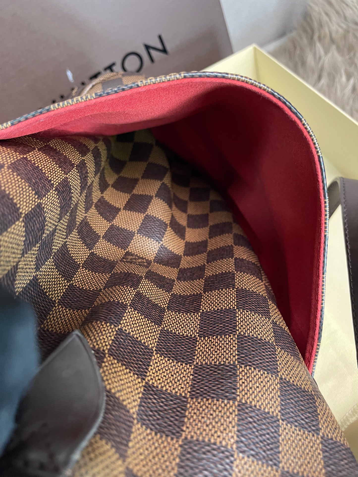 Preloved Louis Vuitton Totally Tote – Damier Ebene