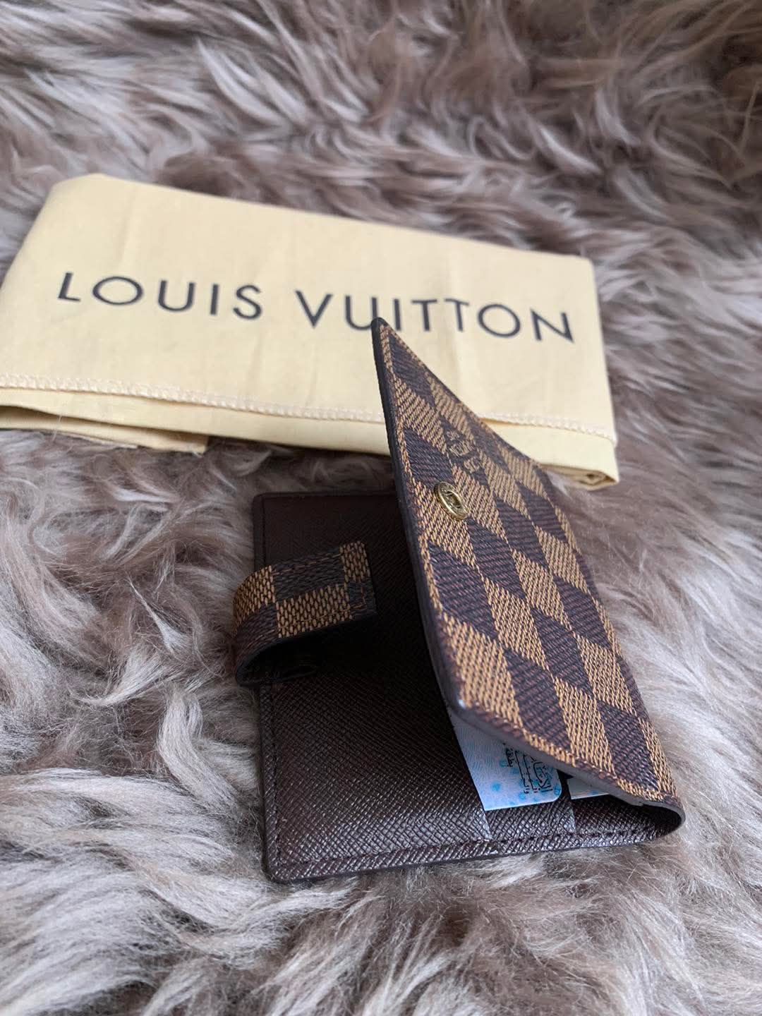 Louis Vuitton Mini Agenda Damier Ebene (Card Holder )