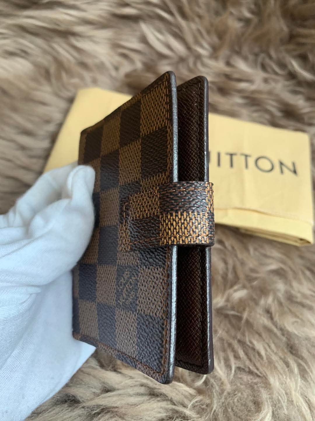 Louis Vuitton Mini Agenda Damier Ebene (Card Holder )