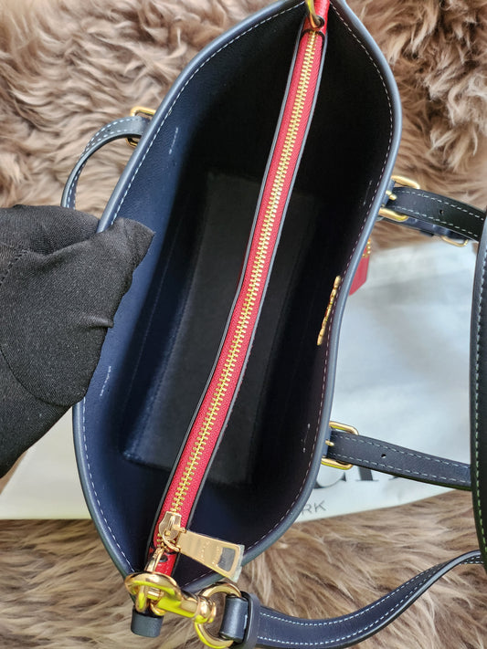 Mollie Tote Bag In Signature Jacquard With Stripes