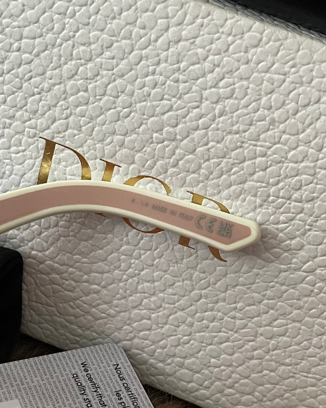 PRELOVED AUTHENTIC DiorPacific B2I Transparent Pink Butterfly Sunglasses