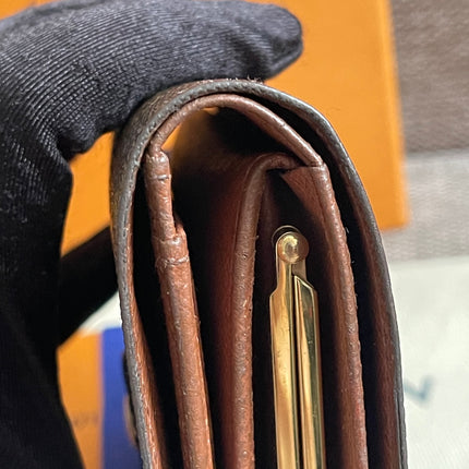 Preloved Authentic Louis Vuitton Monogram French Purse Wallet