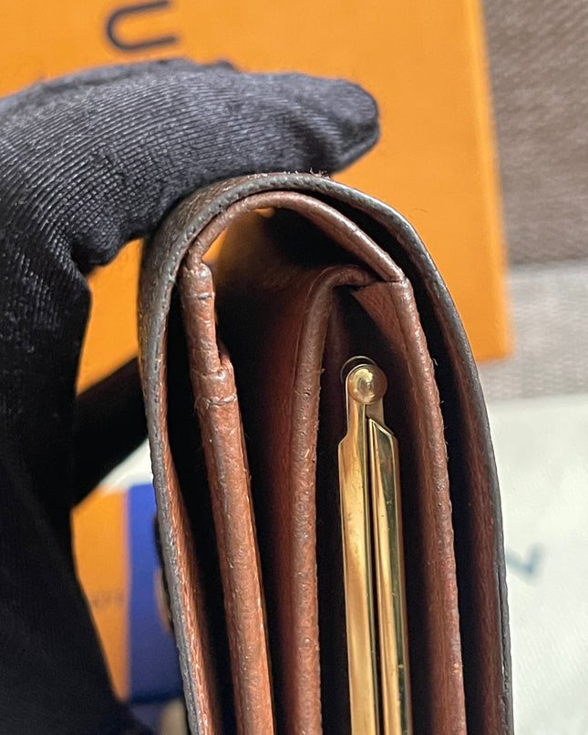 Preloved Authentic Louis Vuitton Monogram French Purse Wallet